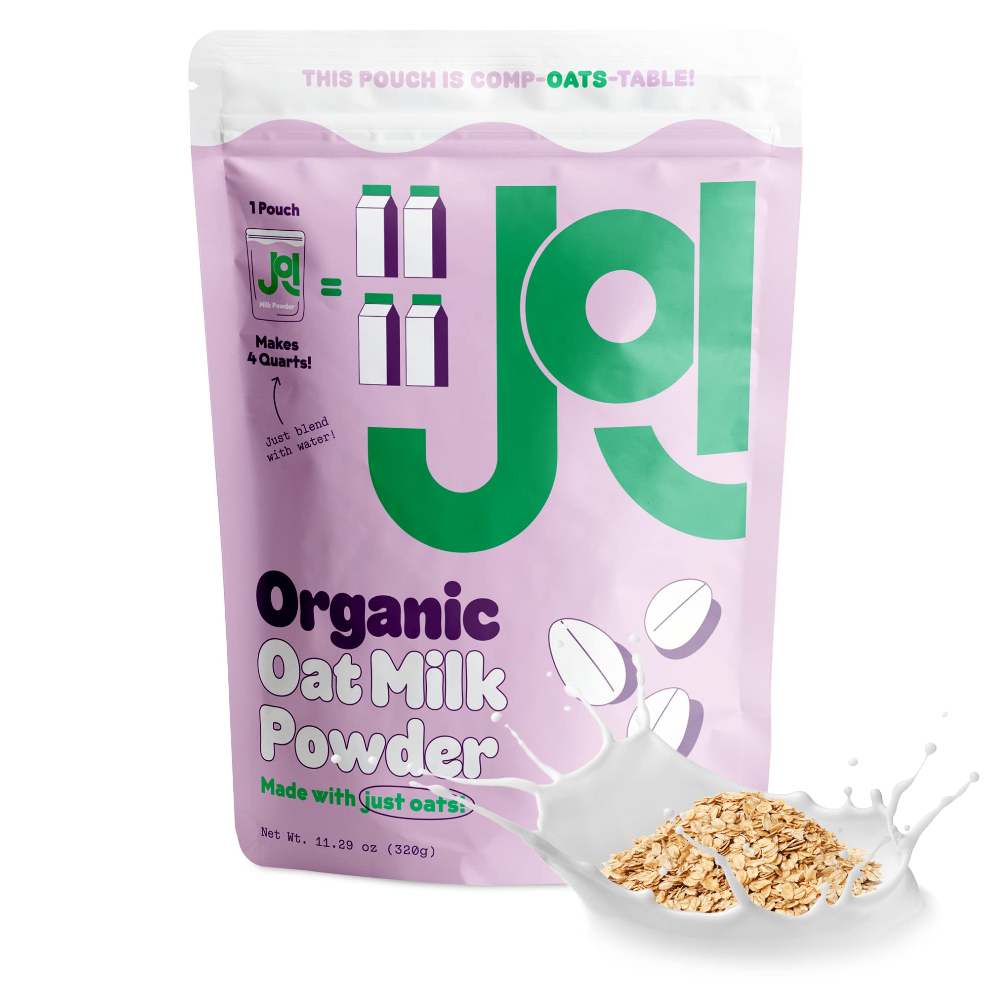 Oat Milk Creamer, Sweetened 10ct Carton by JOI - Vegan, Dairy Free, Plant  Based, Kosher, Shelf-Stable