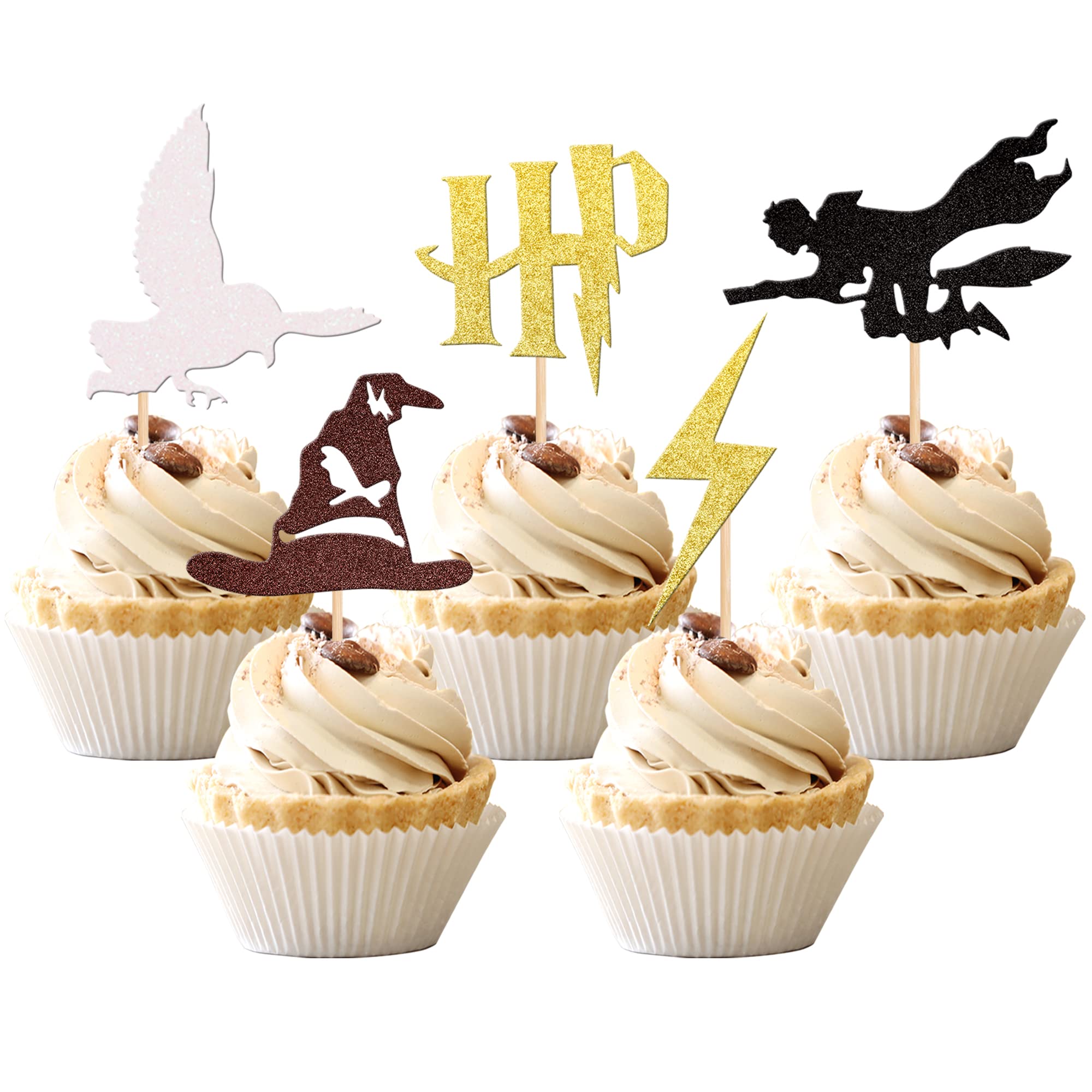 Printable Harry Potter Cake Topper, Personalized Harry Potter Party  Centerpiece, Printable Harry Potter Party Cupcake Topper, Magic Party Deco  P0006-1