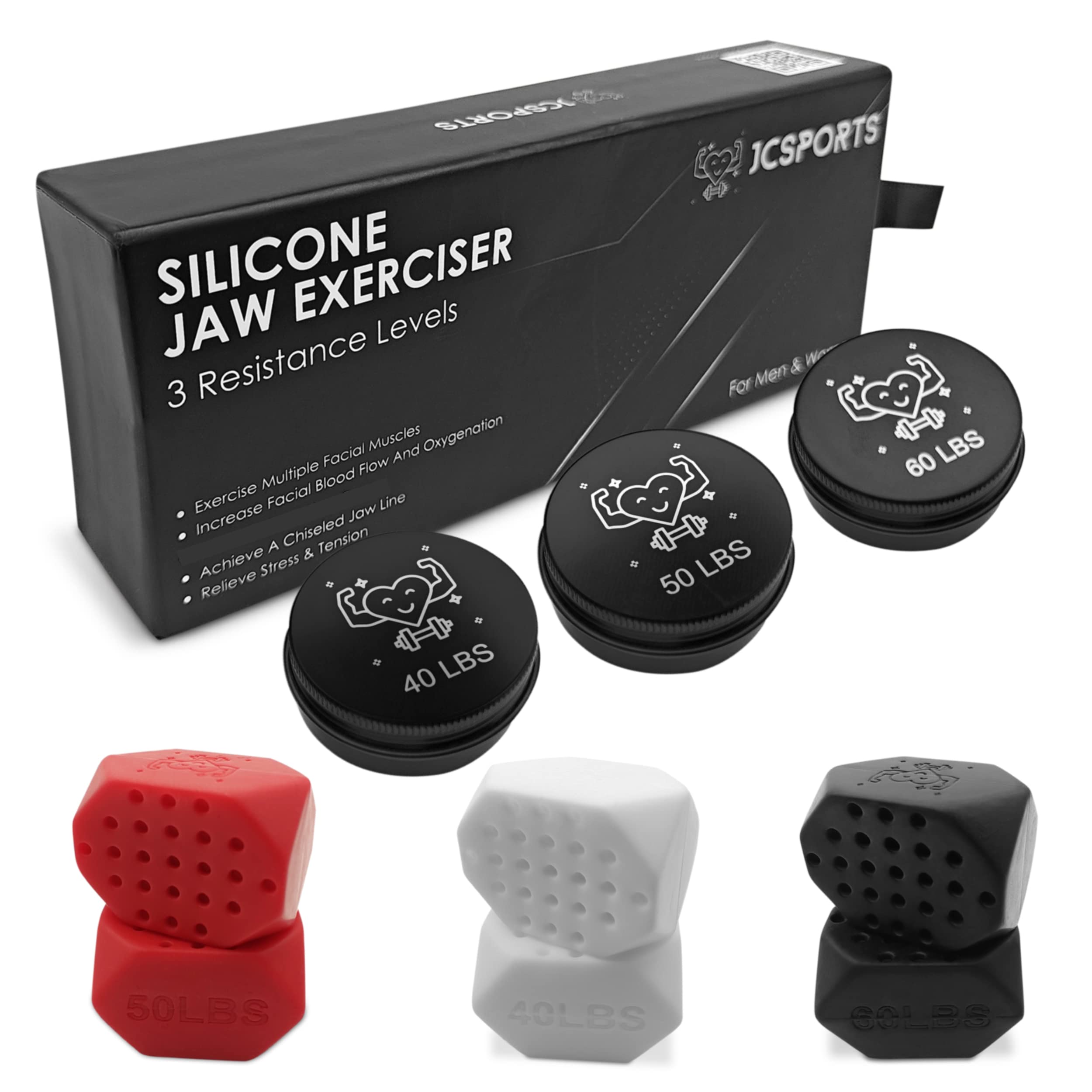 Silicone Jaw Exerciser Men Women 3 Resistance Levels - Temu Canada