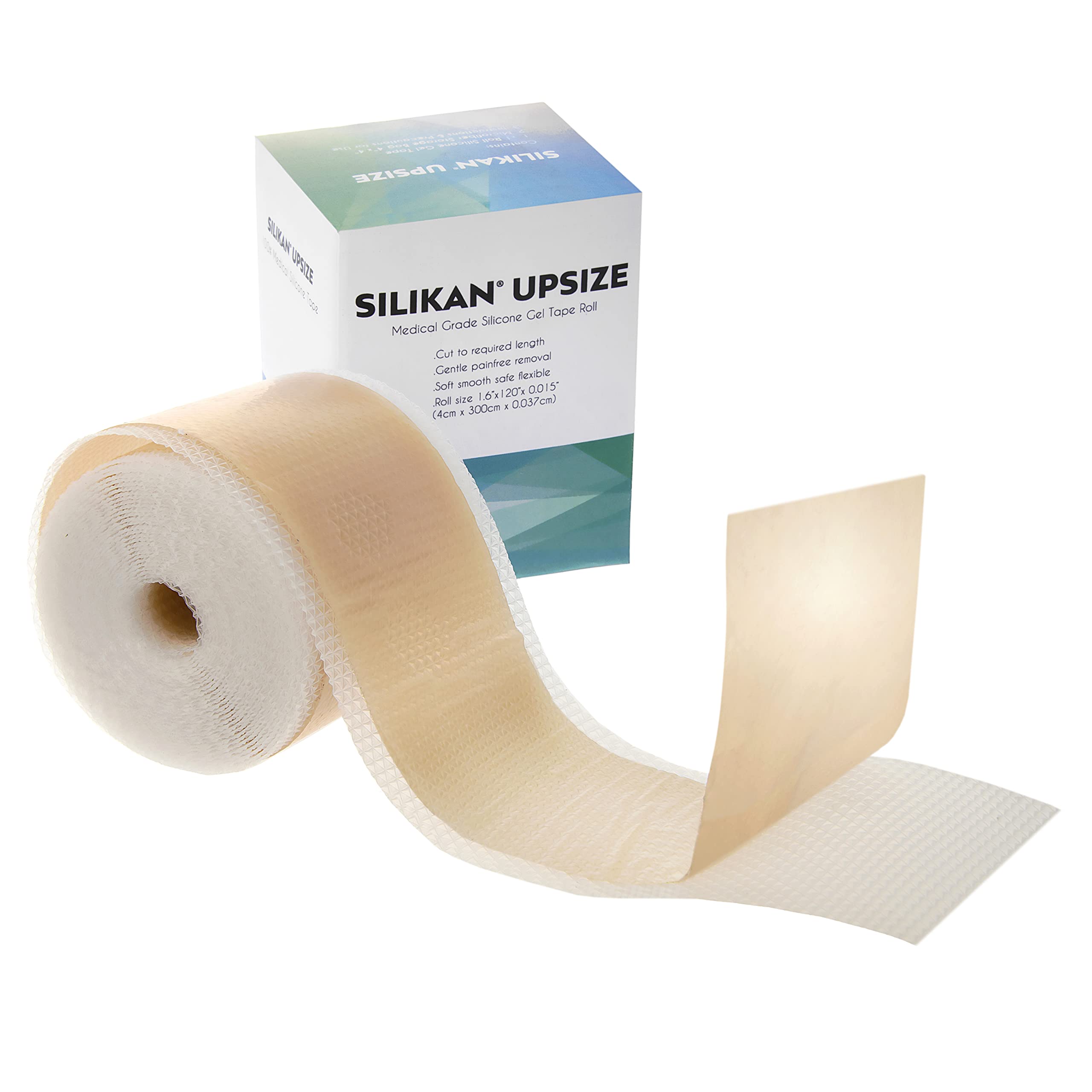Silikan Upsize Gel Scar Silicone Tape-Medical Grade Silicona Queloide Scar  Strips Repair Keloid Recovery Extra
