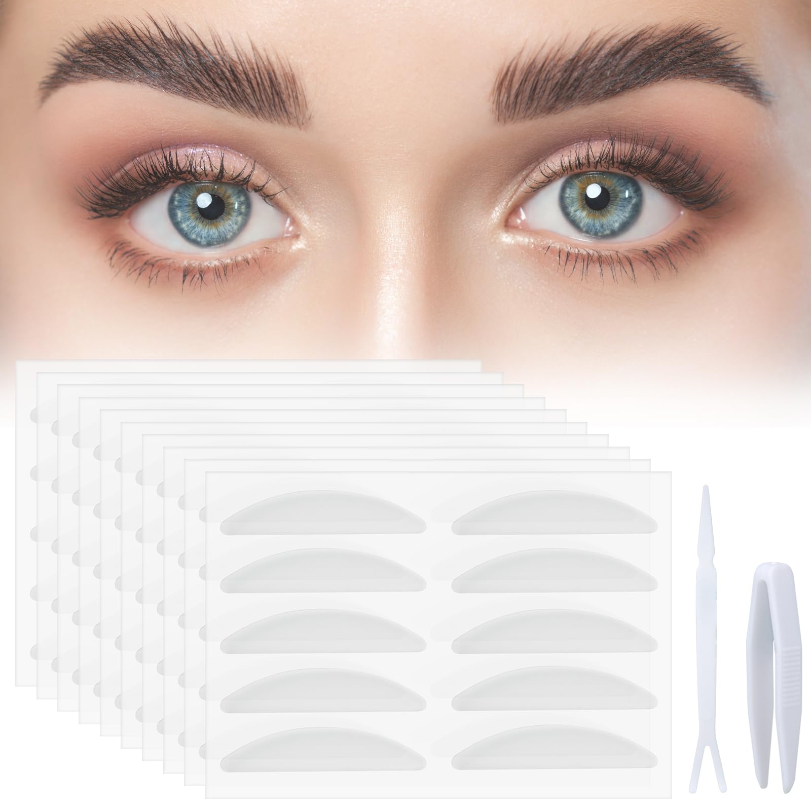 Invisible Eyelid Tape 5mm 100pcs - Glue-Free Double Eyelid Strips for ...