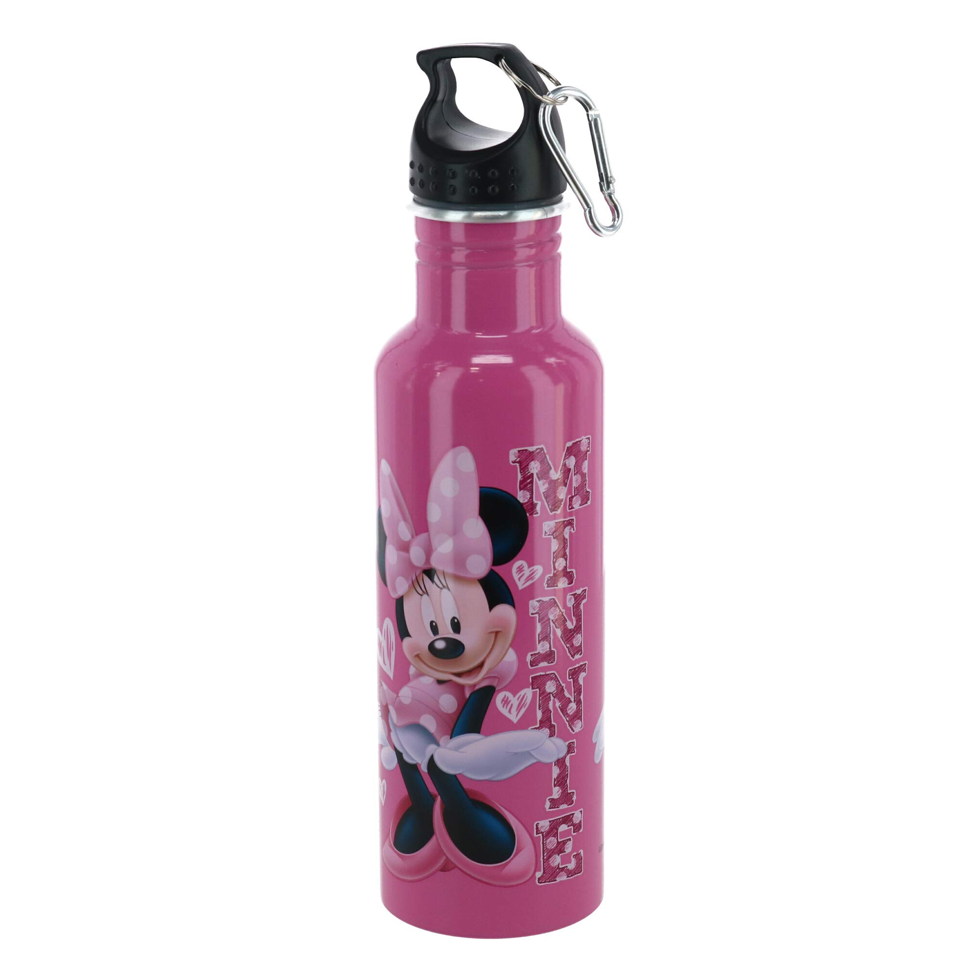 Aluminium Minnie Mouse Water Bottle Disney