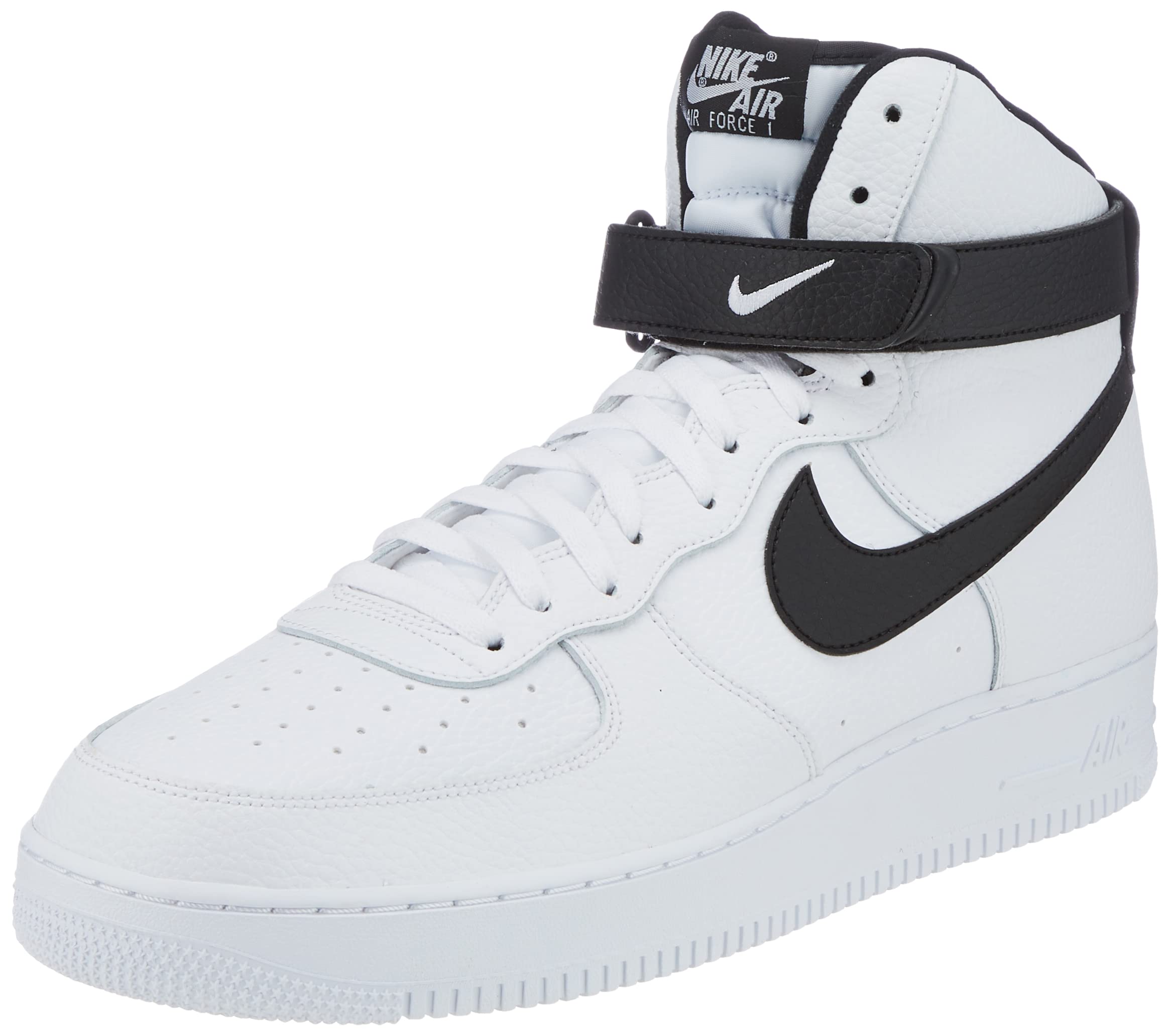 Nike Mens Air Force 1 Basketball Shoe, Black/Black