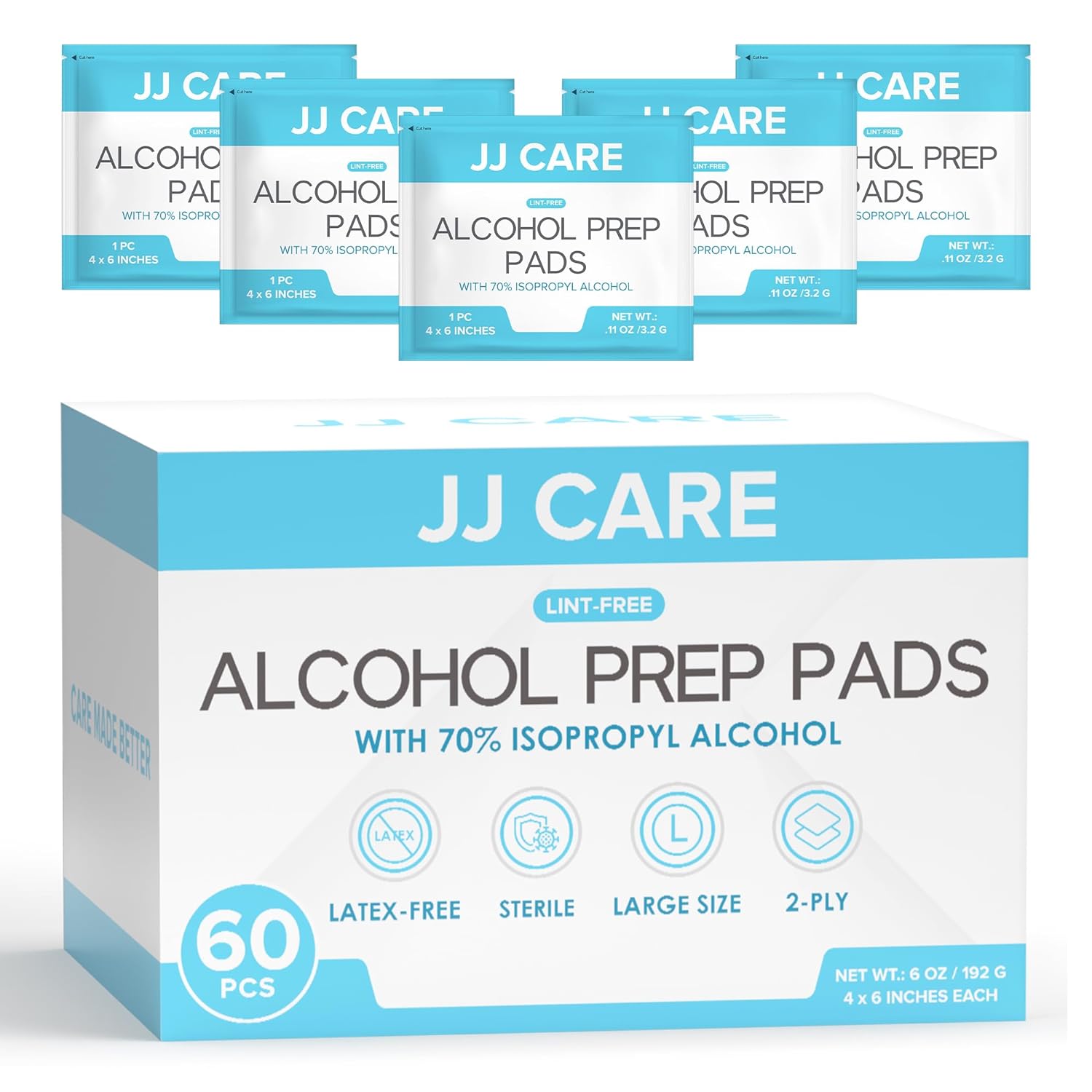  JJ CARE Focus Patch - Pack of 50 All-Natural Focus