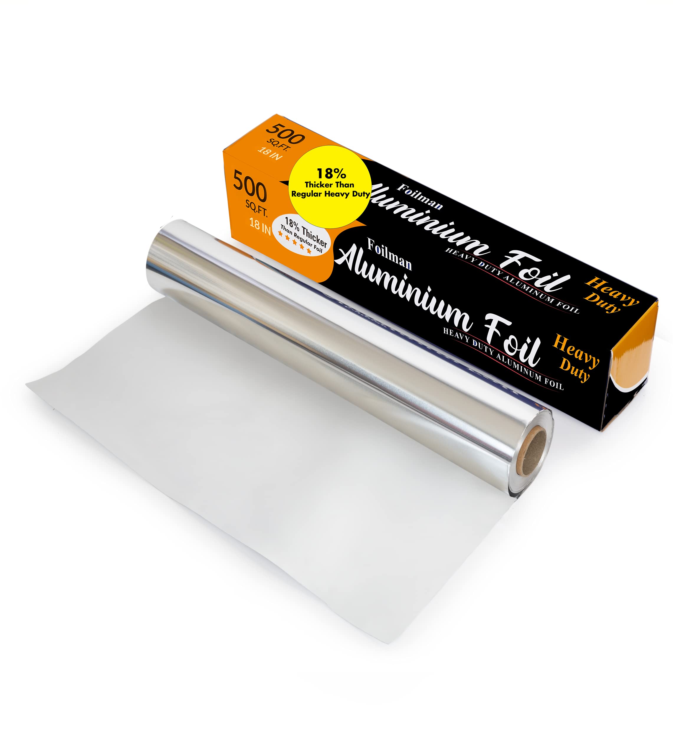 Ultra-Thick Heavy Duty Household Aluminum Foil Roll (12 x 300 Square Foot  Roll) with Sturdy
