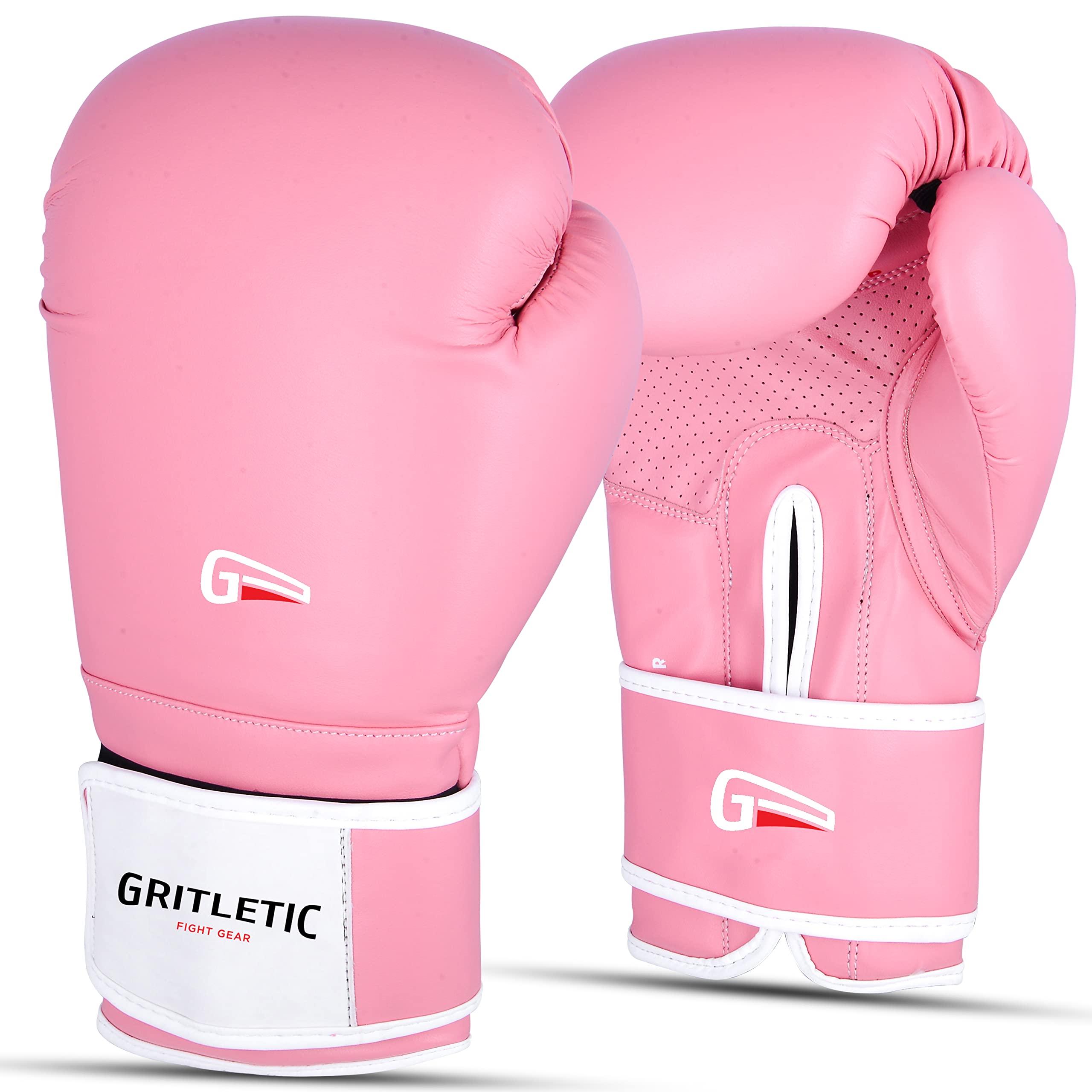 Valour Strike Pink Boxing Gloves for Women Ladies Girls Men | Set in Ounce  16oz 14oz 12oz 10oz 8oz 6oz or 4oz For Pro Sparring Kickboxing MMA Muay