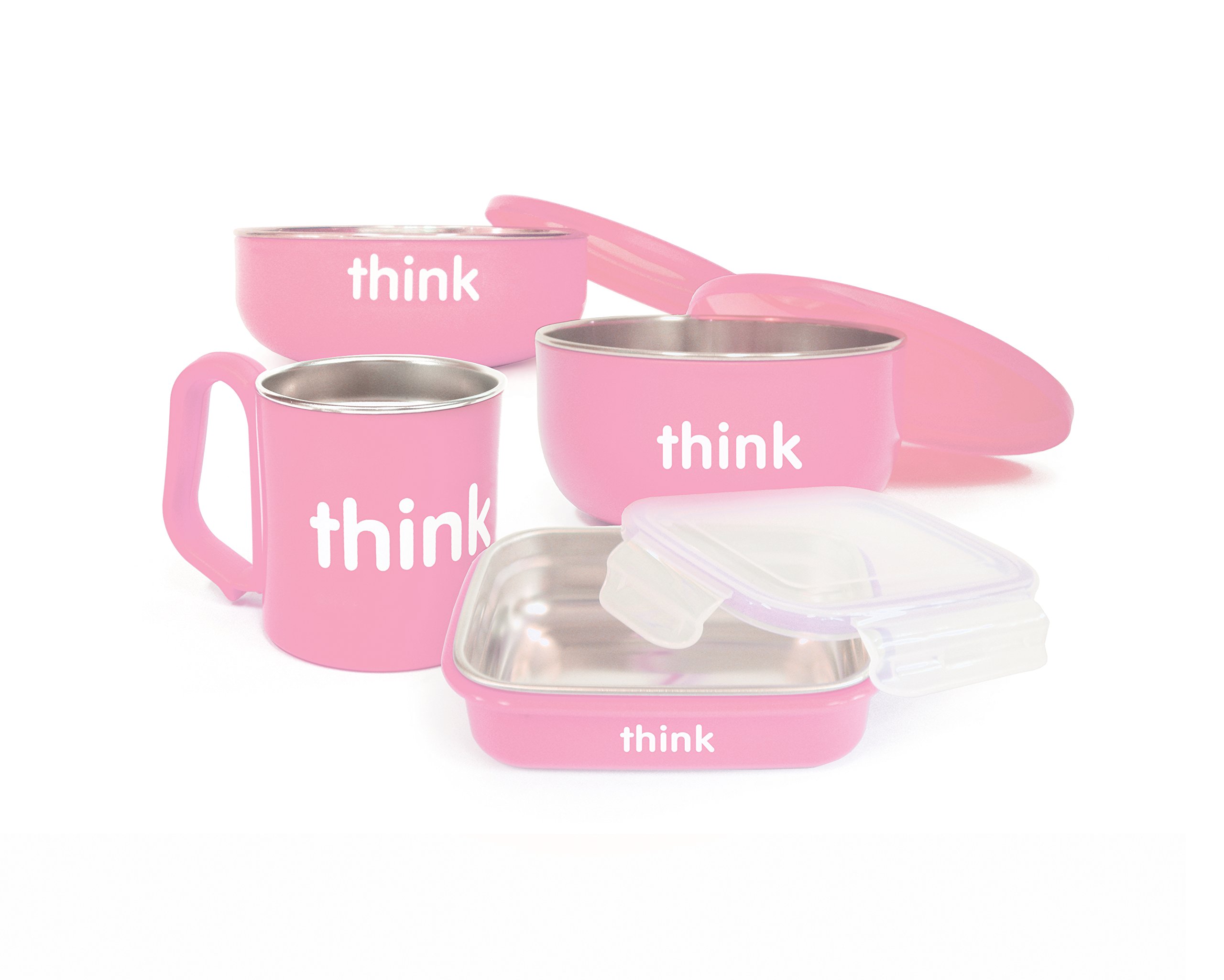 7-Piece Baby Feeding Set (Pink)