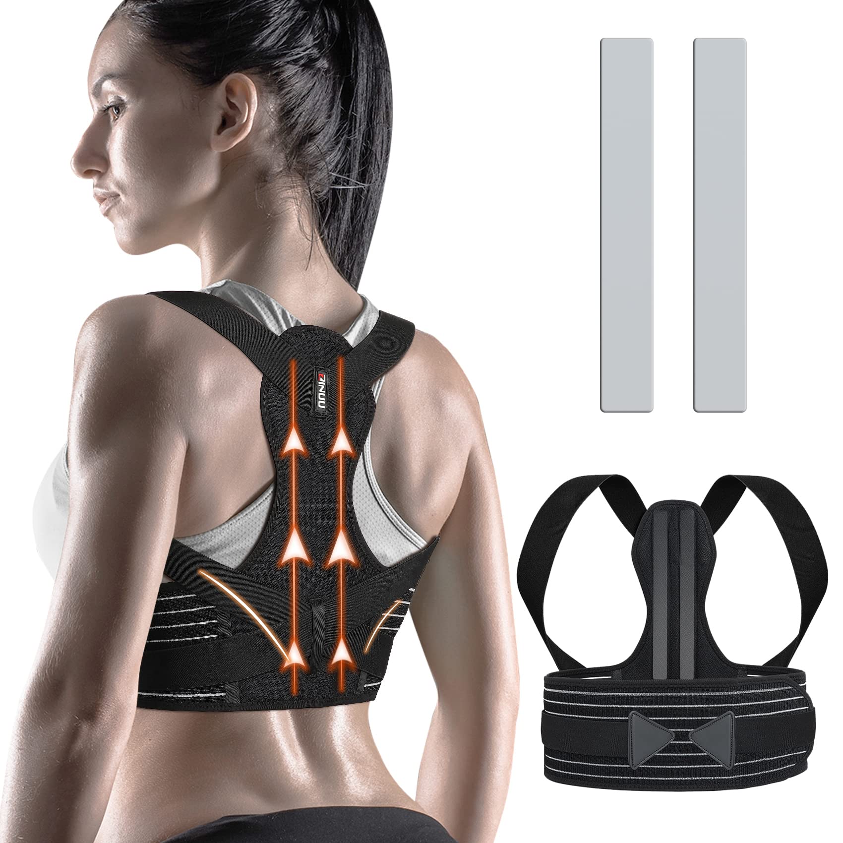 Posture Corrector Super Support Full Back Shoulder Brace Belt Band For Men  Women