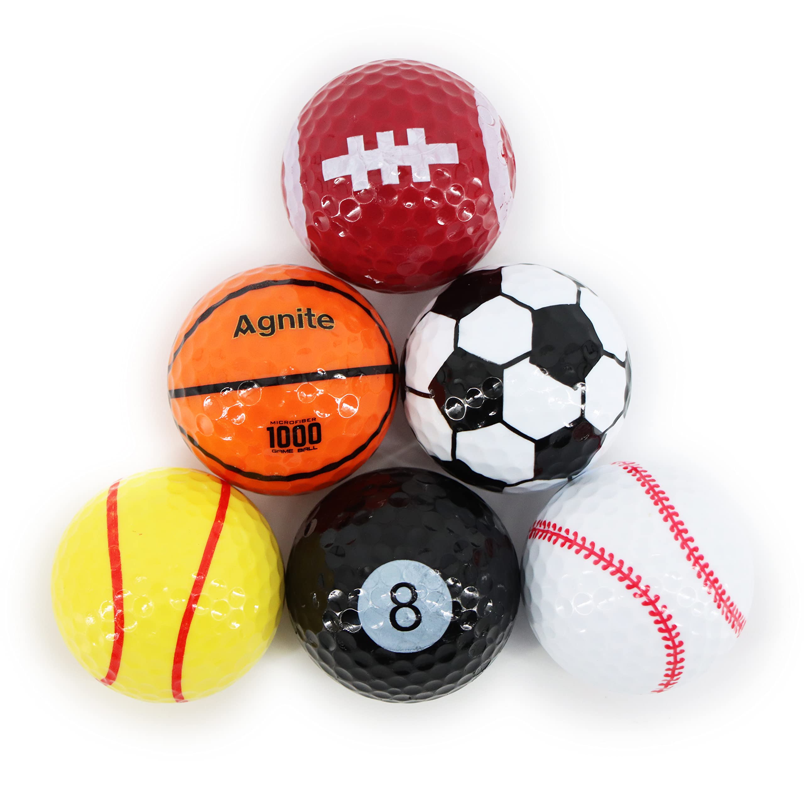 Funny Novelty Golf Balls 6Pack Golfer Novelty Golf Gift for All Golfers Fun Golf  Gifts for