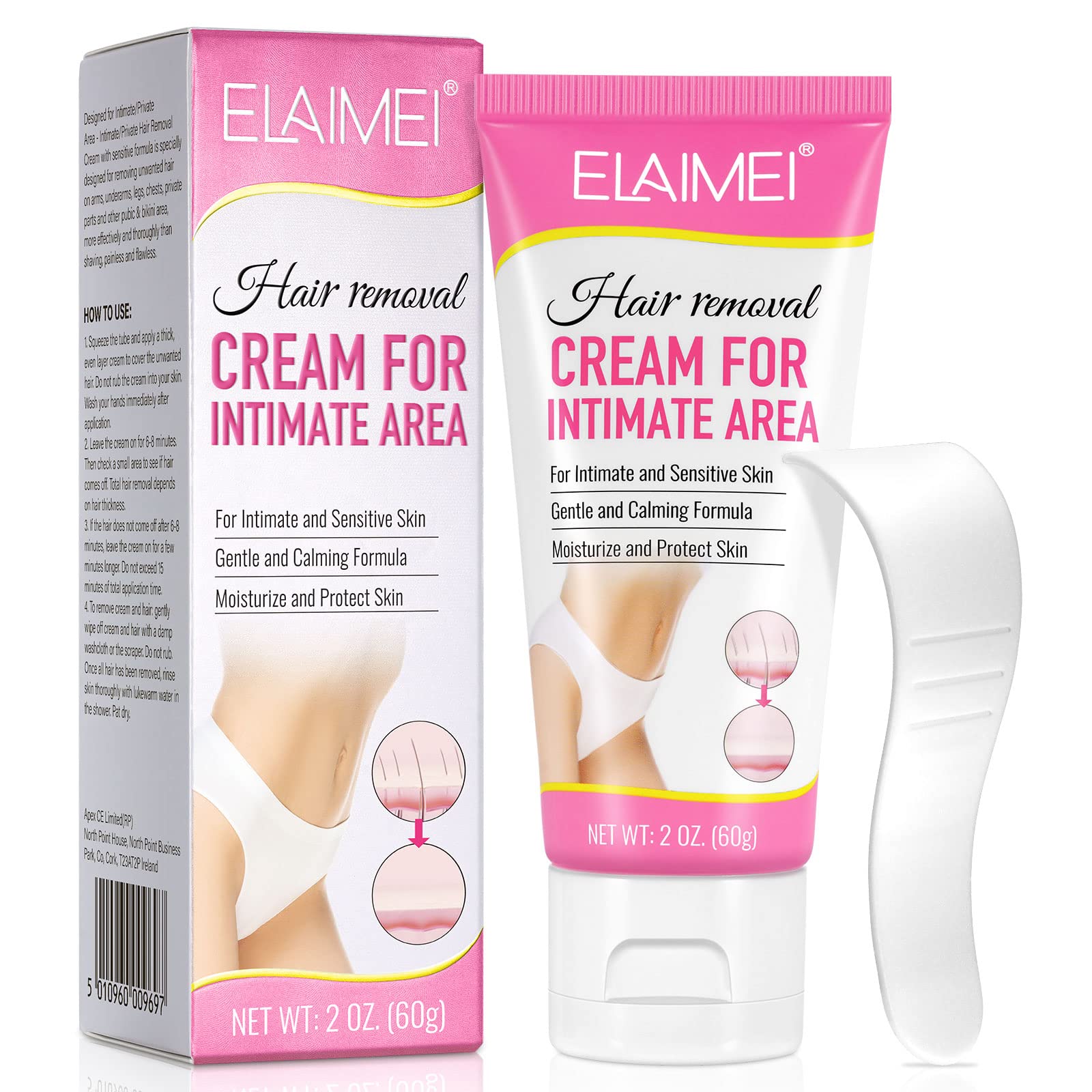 Intimate Private Hair Removal Cream for Unwanted Hair in Leg