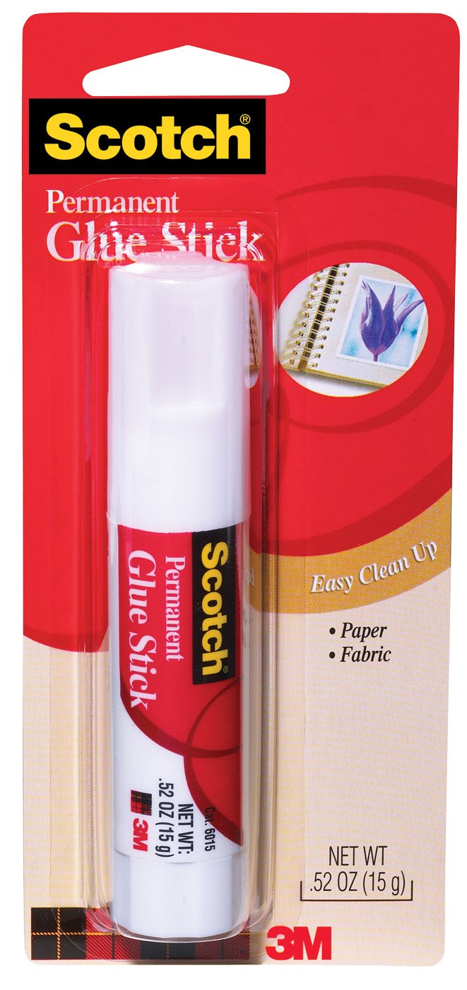 Scotch Glue Stick, .53 oz, Acid Free and Non-Toxic (6015) :  Arts, Crafts & Sewing