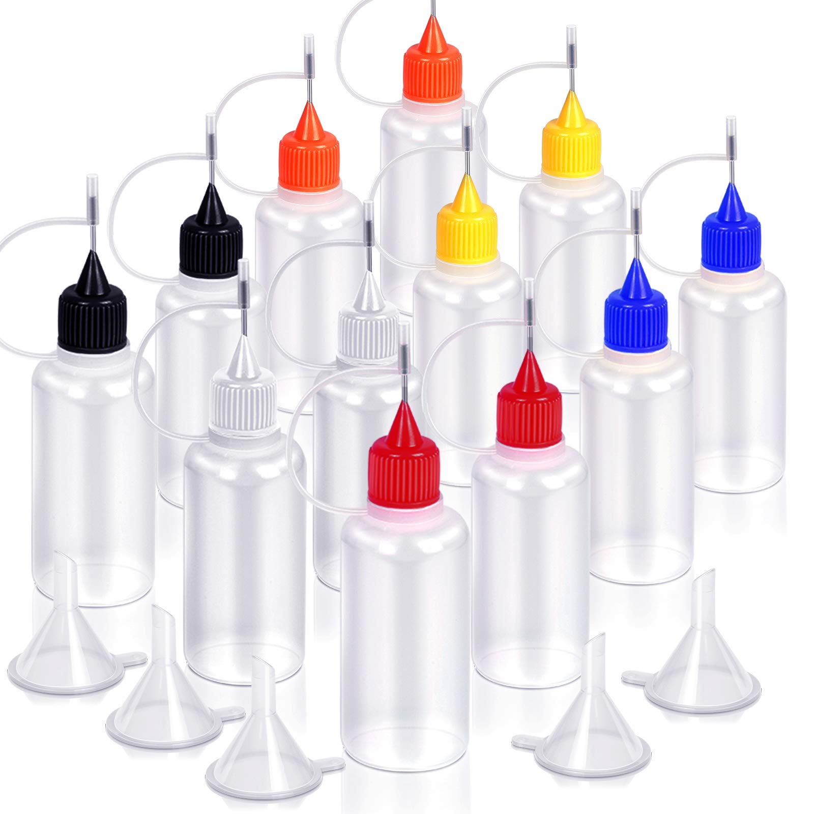 12pcs Precision Tip Applicator Bottles YGDZ 30ml Needle Tip
