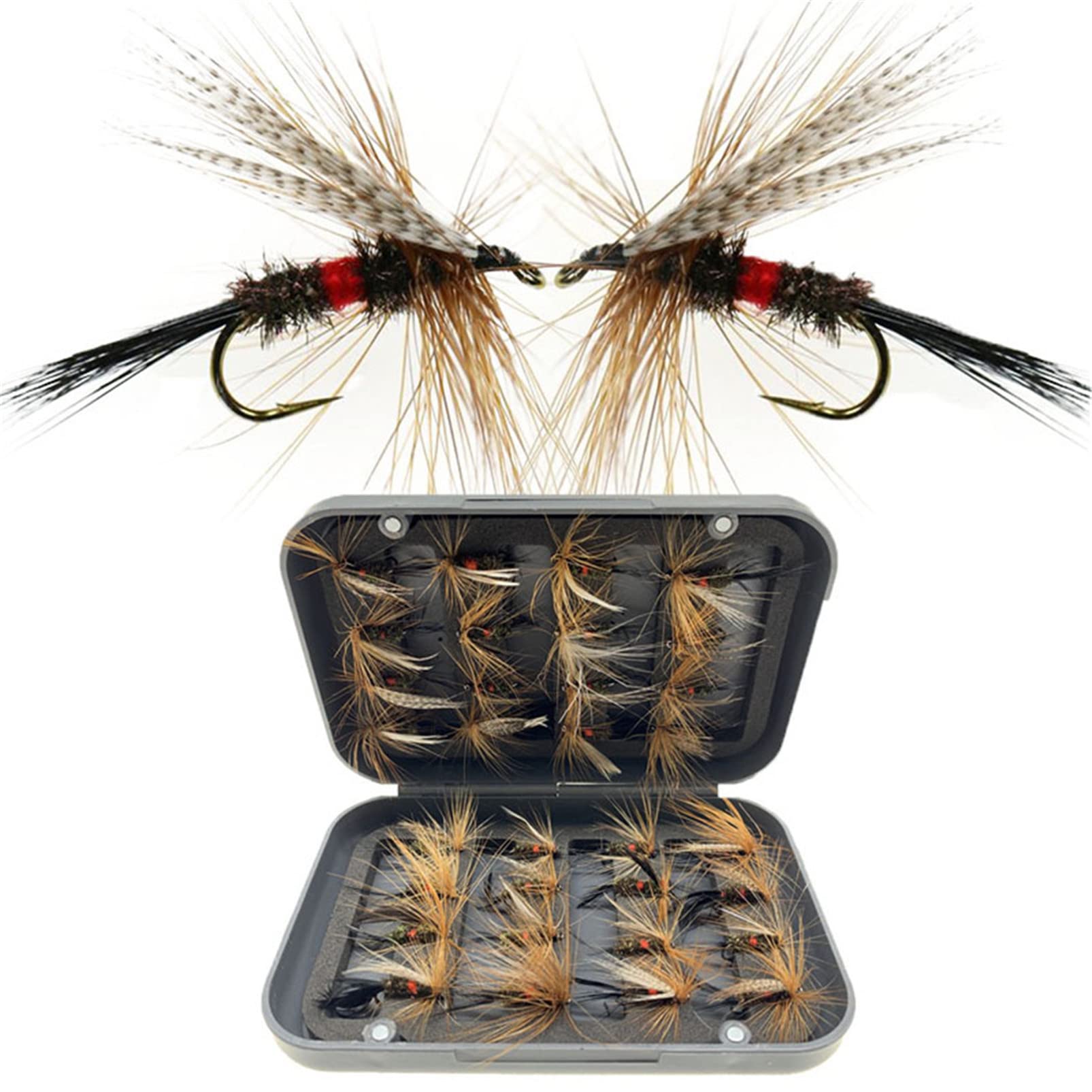 Dry Wet Nymph Fly Fishing Flies Collection With Box Trout Buggs Lures,  Streamers, And Flyfishing Kits From Xuan09, $14.09