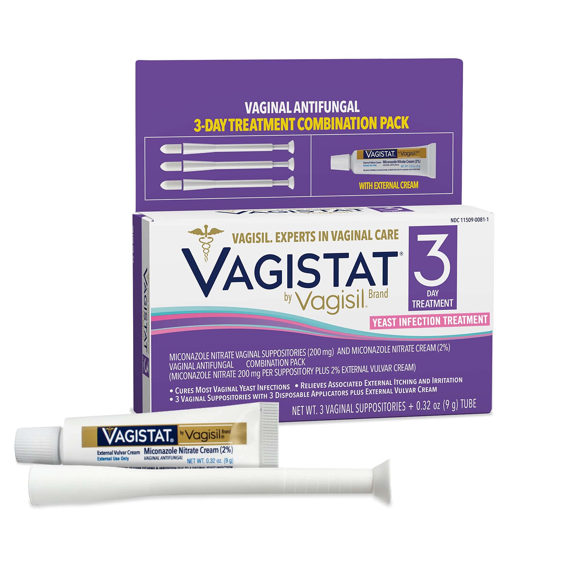 Vagistat 3 Day Yeast Infection Treatment For Women Helps Relieve External Itching And Irritation 0797