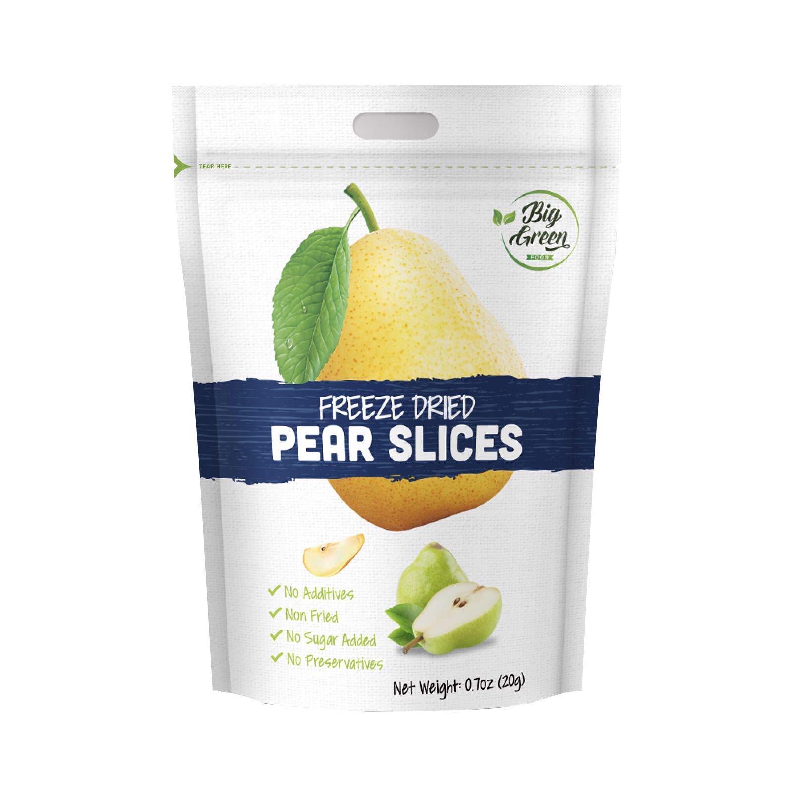  Big Green Organic Food- Freeze-Dried Apple, Healthy