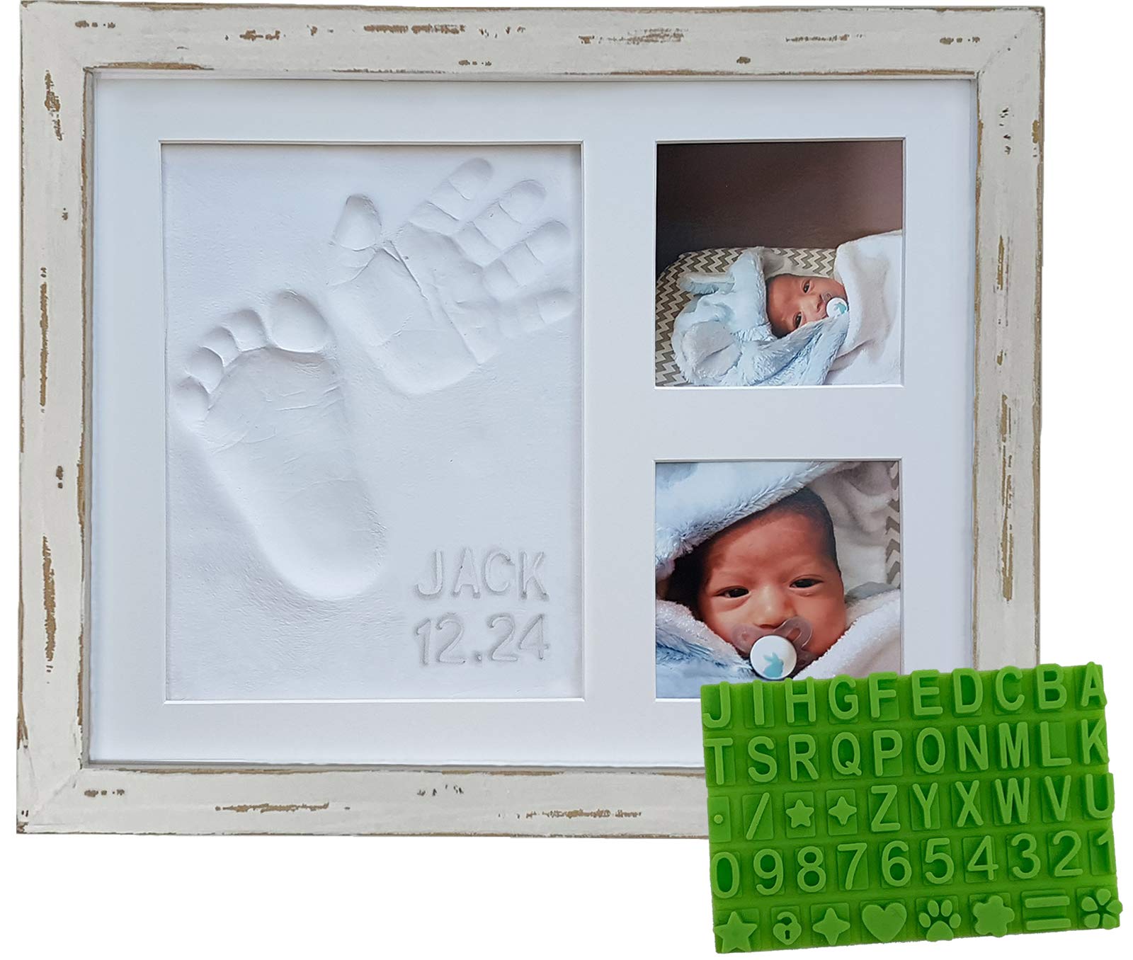 Babyprints DIY Baby Print & Photo Frame Kit (Set of 2)