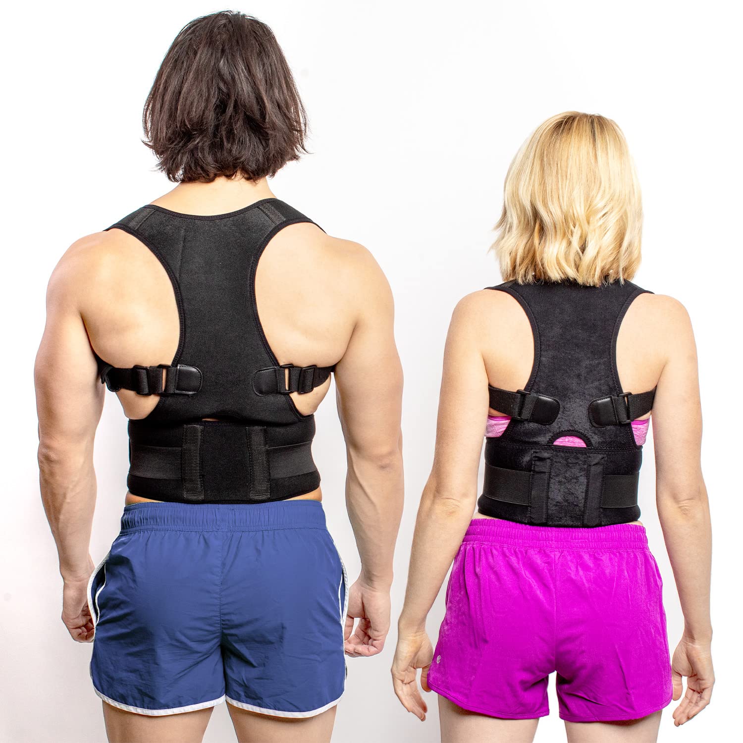 Posture Corrector Back Body Brace Adjustable Lumbar Shoulder Spinal Support  Belt