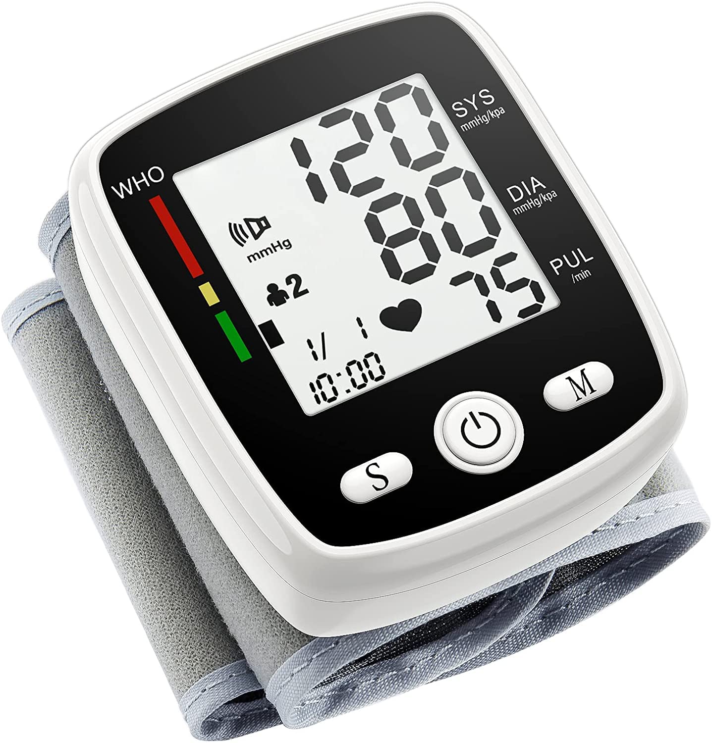 Blood Pressure Machine, USB Rechargeable Wrist Blood Pressure