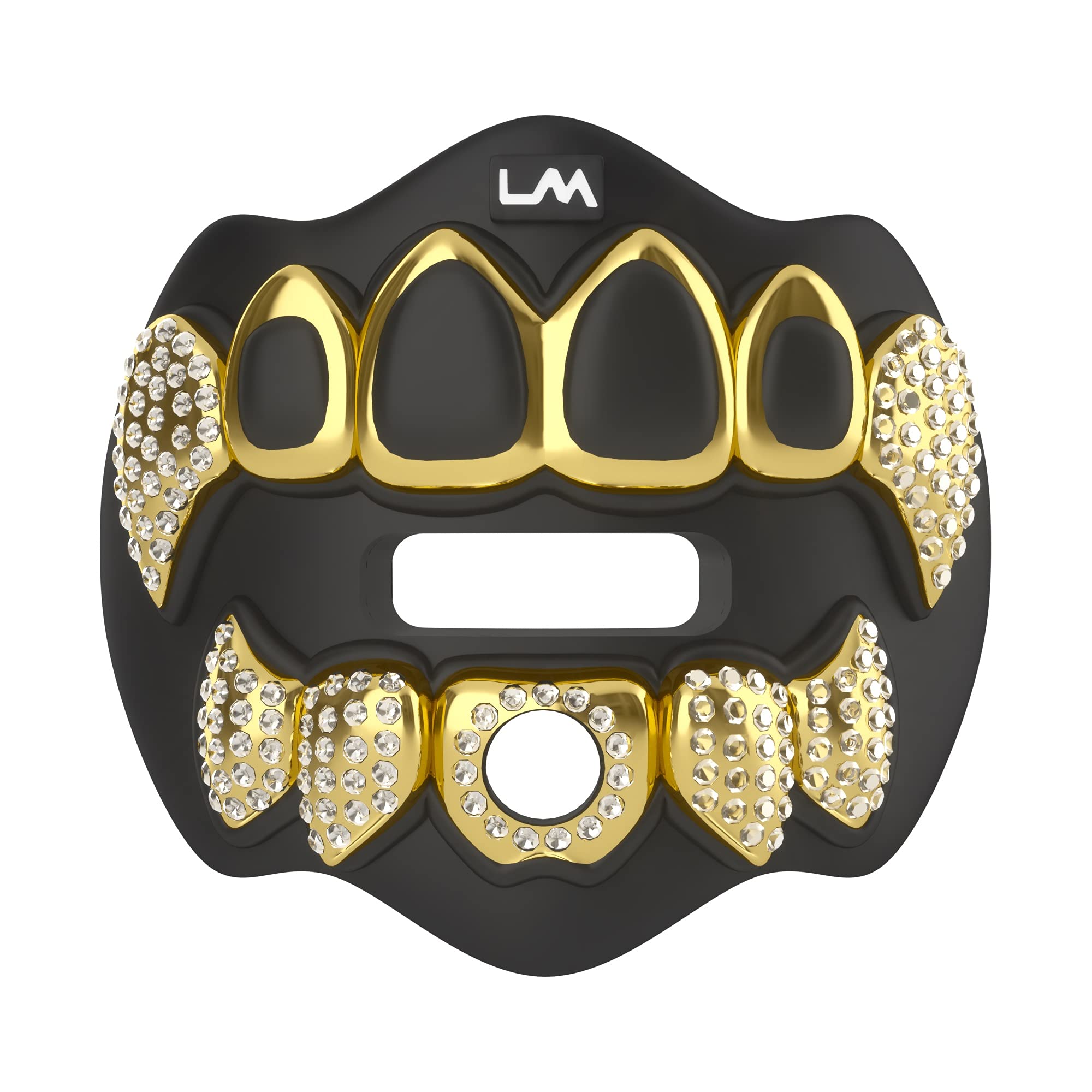 Loudmouth Football Mouth Guard  3D Chrome Grillz Adult & Youth