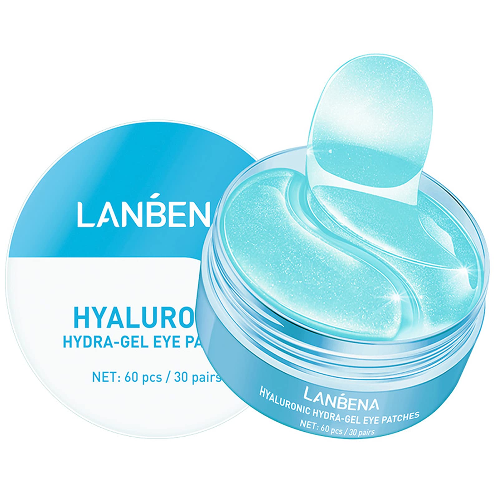 Lanbena Hyaluronic Acid Hydra Gel Eye Mask Sheet Collagen Eye Patches Skin Care Eye Gel For 5177