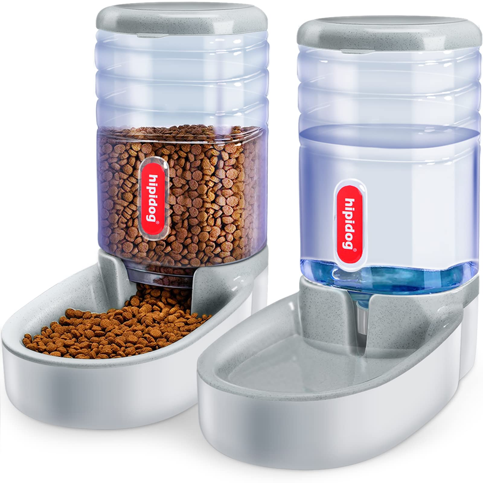 Automatic Dog Cat Feeder and Water Dispenser Gravity Food Feeder