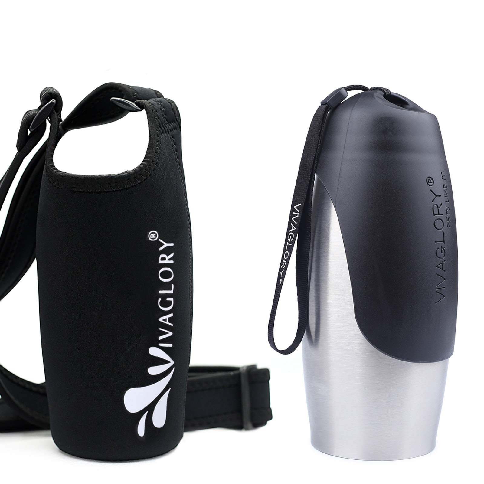 Made Easy Kit Neoprene Water Bottle Carrier Holder Bag Pouch with  Adjustable Shoulder Strap Perfect for Carrying Stainless