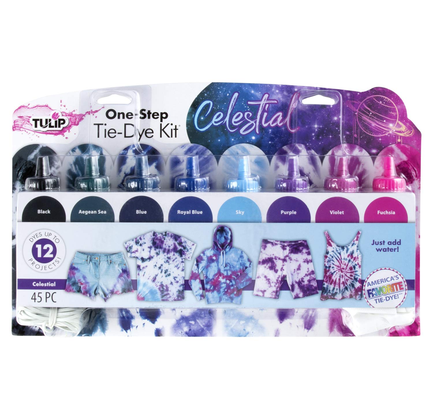 Tulip 32378 One Step 18-Color Tie-Dye Kit