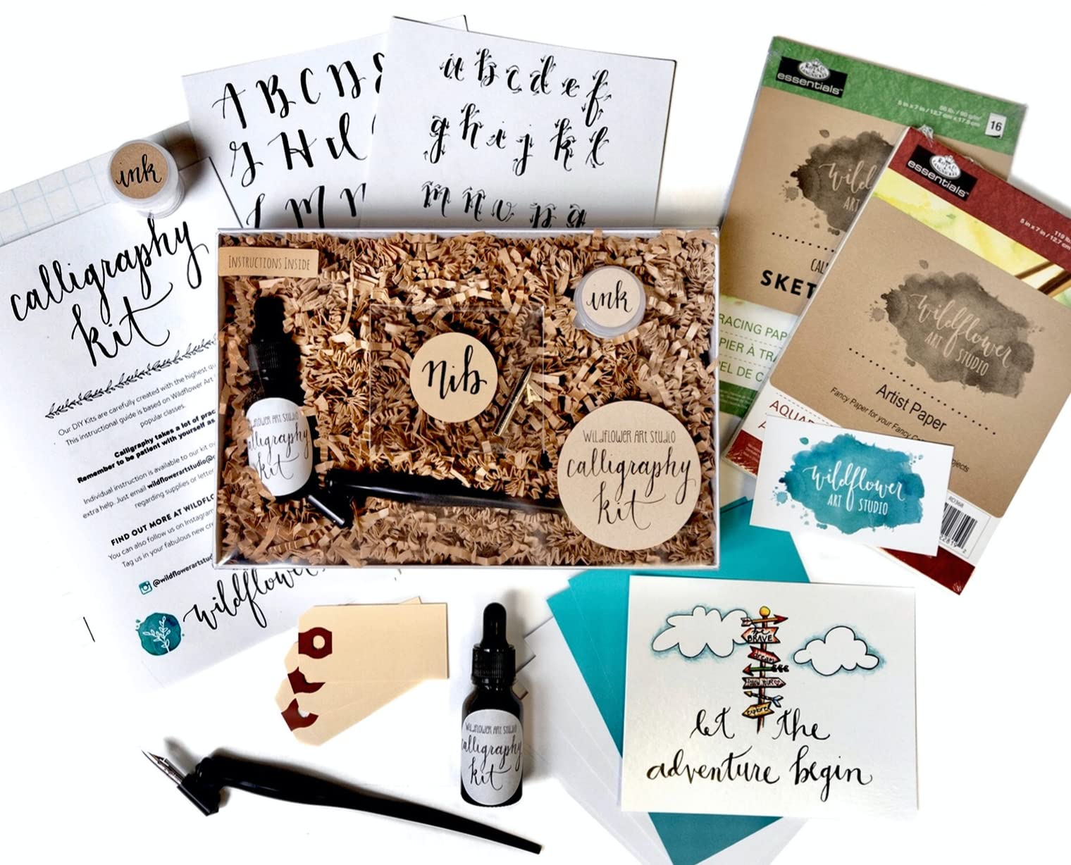 Modern Calligraphy Set for Beginners: A Creative Craft Kit for Adults