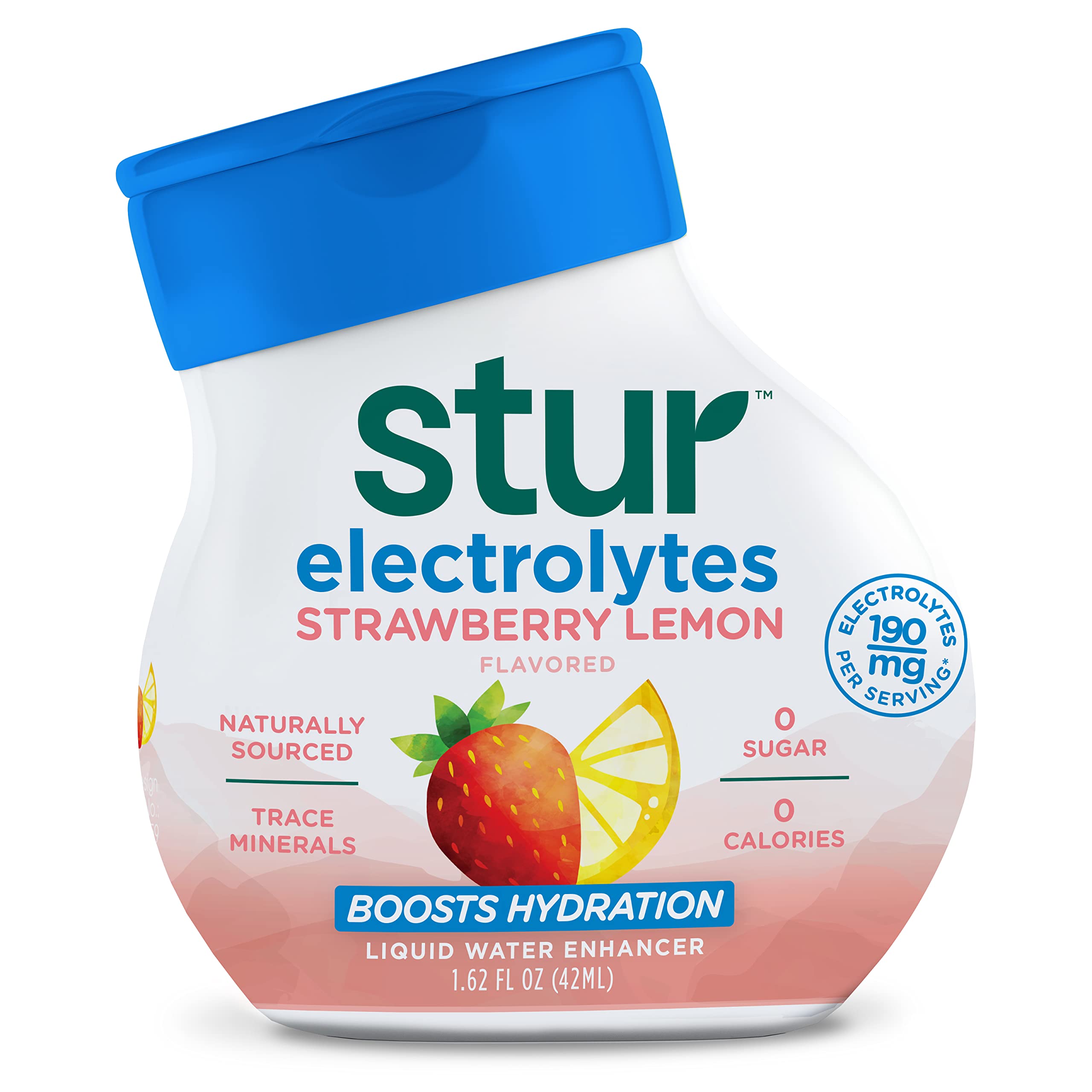 Stur Liquid Water Enhancer, Strawberry Lemon