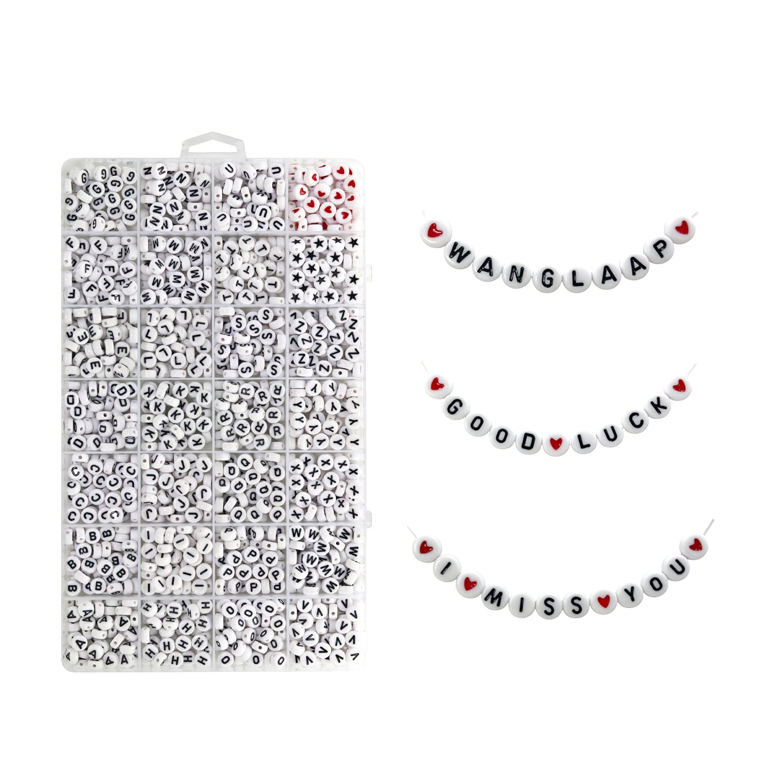 12mm Silicone Alphabet Beads, Diy Necklace Bracelet Craft Kit Beading, Cube Letter  Beads Square Shape A-z