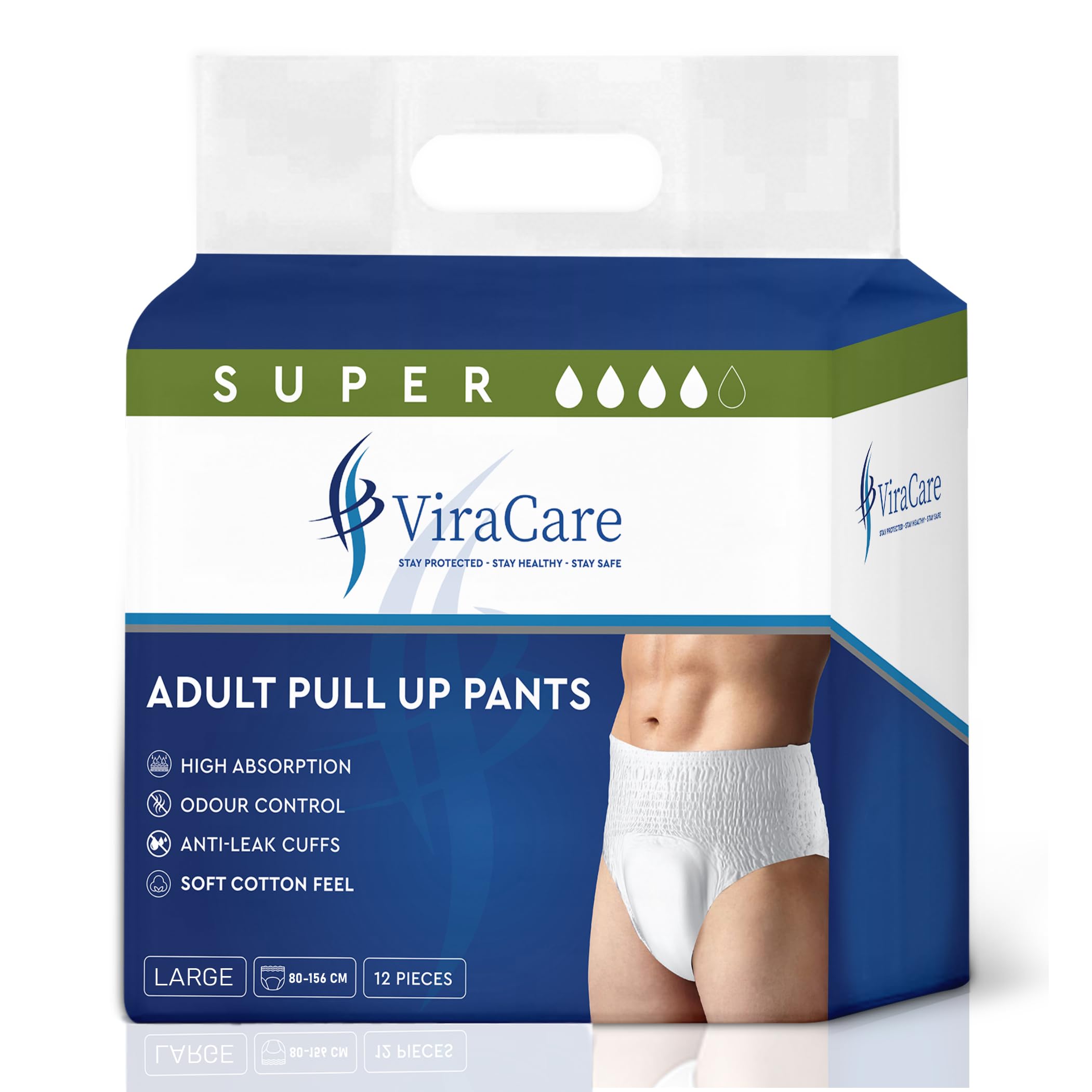 ViraCare Adult Incontinence Pull Up Pants, for Unisex