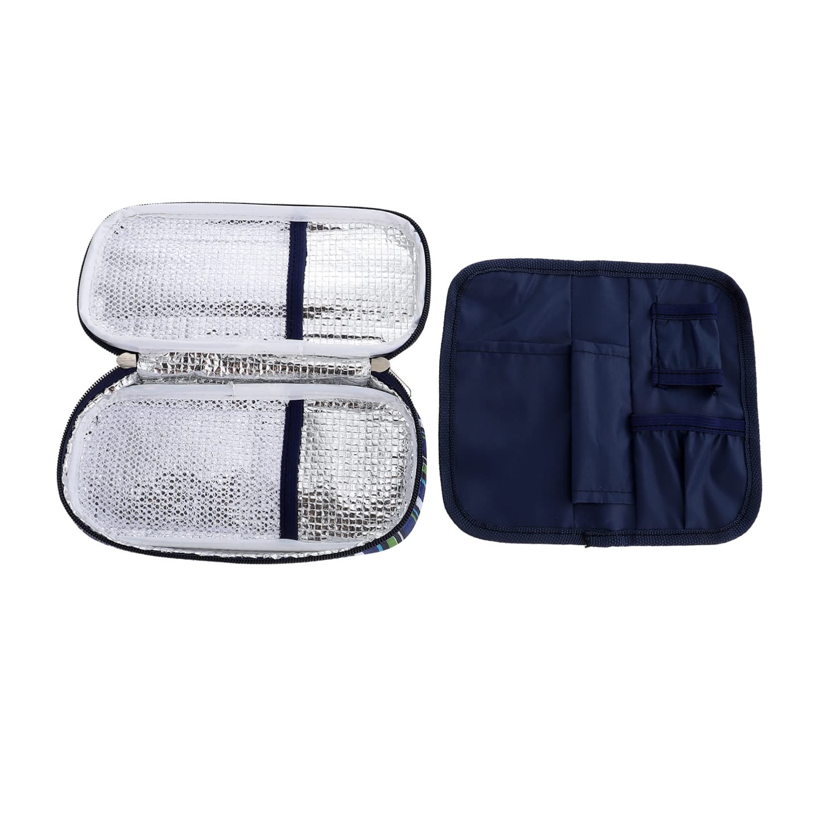 Hemoton Insulin Cooler Pack Purse Organizer Bags Medicine Bag for Purse  Travel Stuff Diabetic Travel Kit Insulin Carrying Case Insulation Insulin  Bag Zipper Insulation Drug Bag Polyester Navy 21x10x3cm