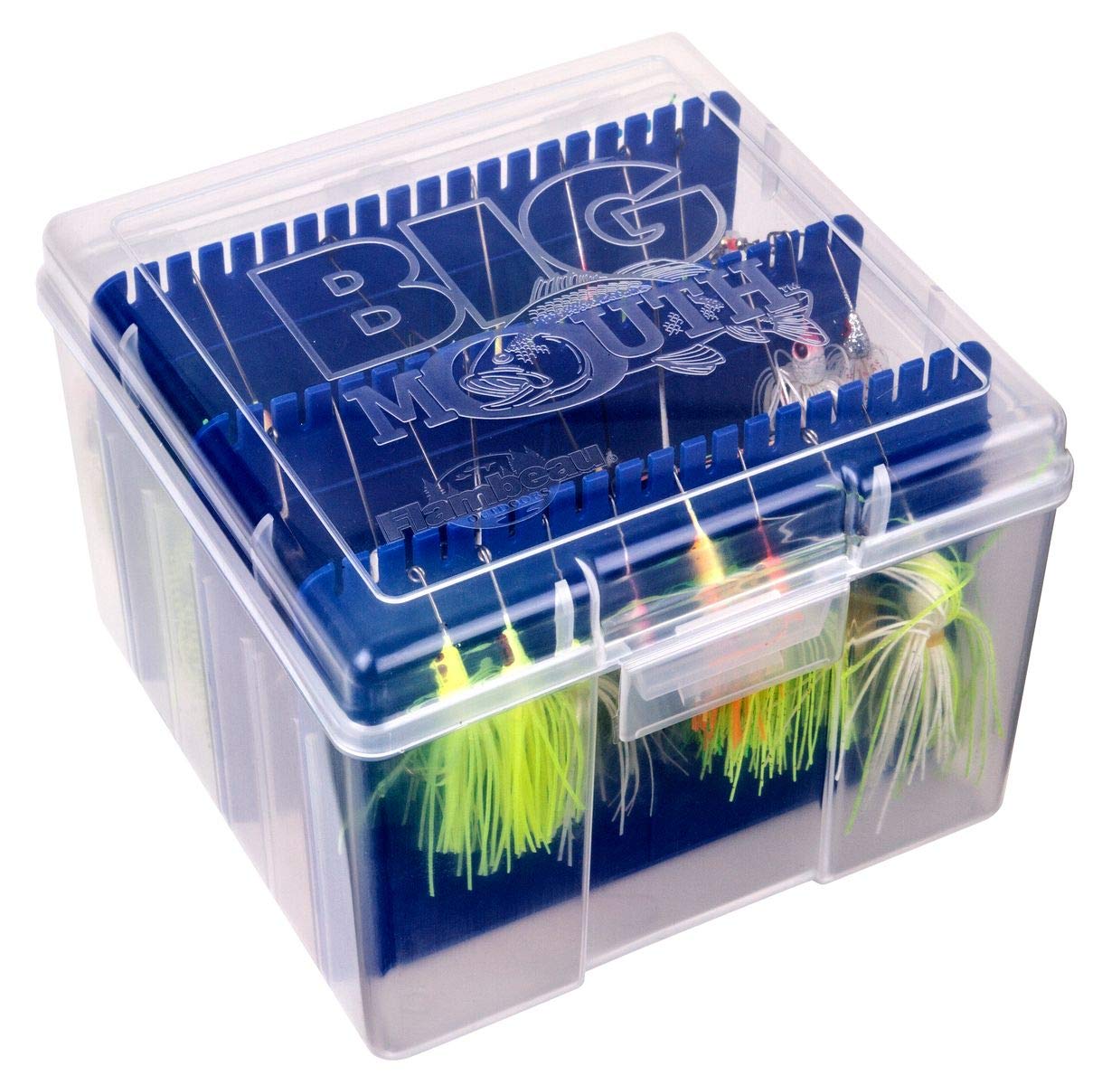 Flambeau Outdoors 550 Large Big Mouth Spinnerbait Box, Fishing Bait and Lure  Organizer with anti-corrosion