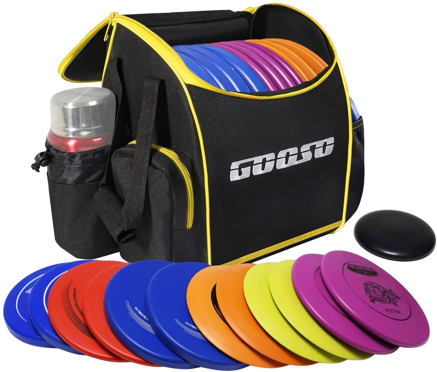 Disc Golf Set with Bag - 12 PCS Flying Disc Golf Discs for Beginner with  Putter, Midrange, Driver