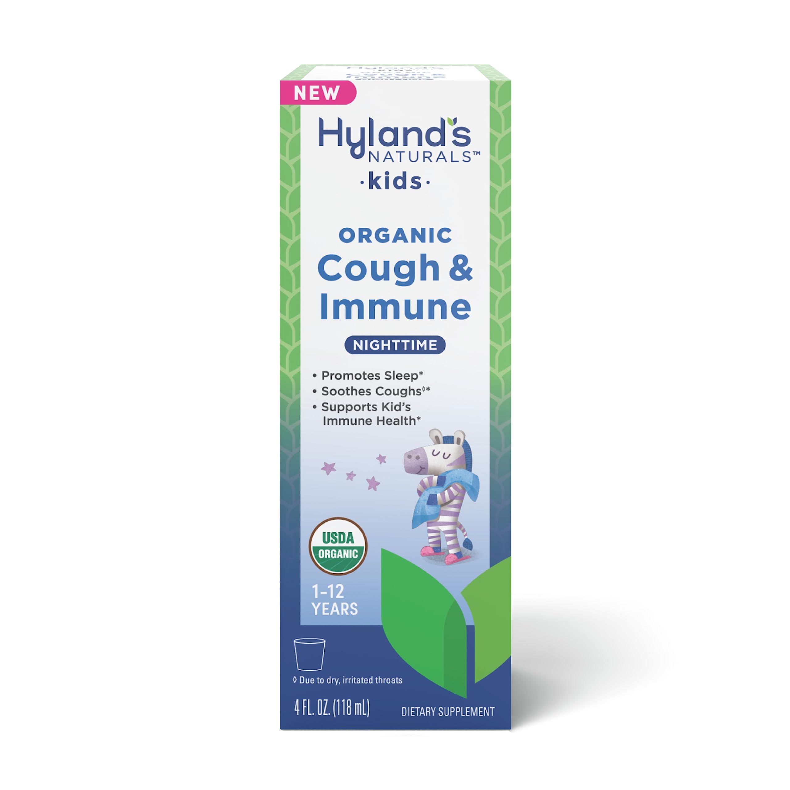 Hyland's Naturals Baby Cough Syrup, Natural Relief of Coughs Due to Colds,  4 Ounces