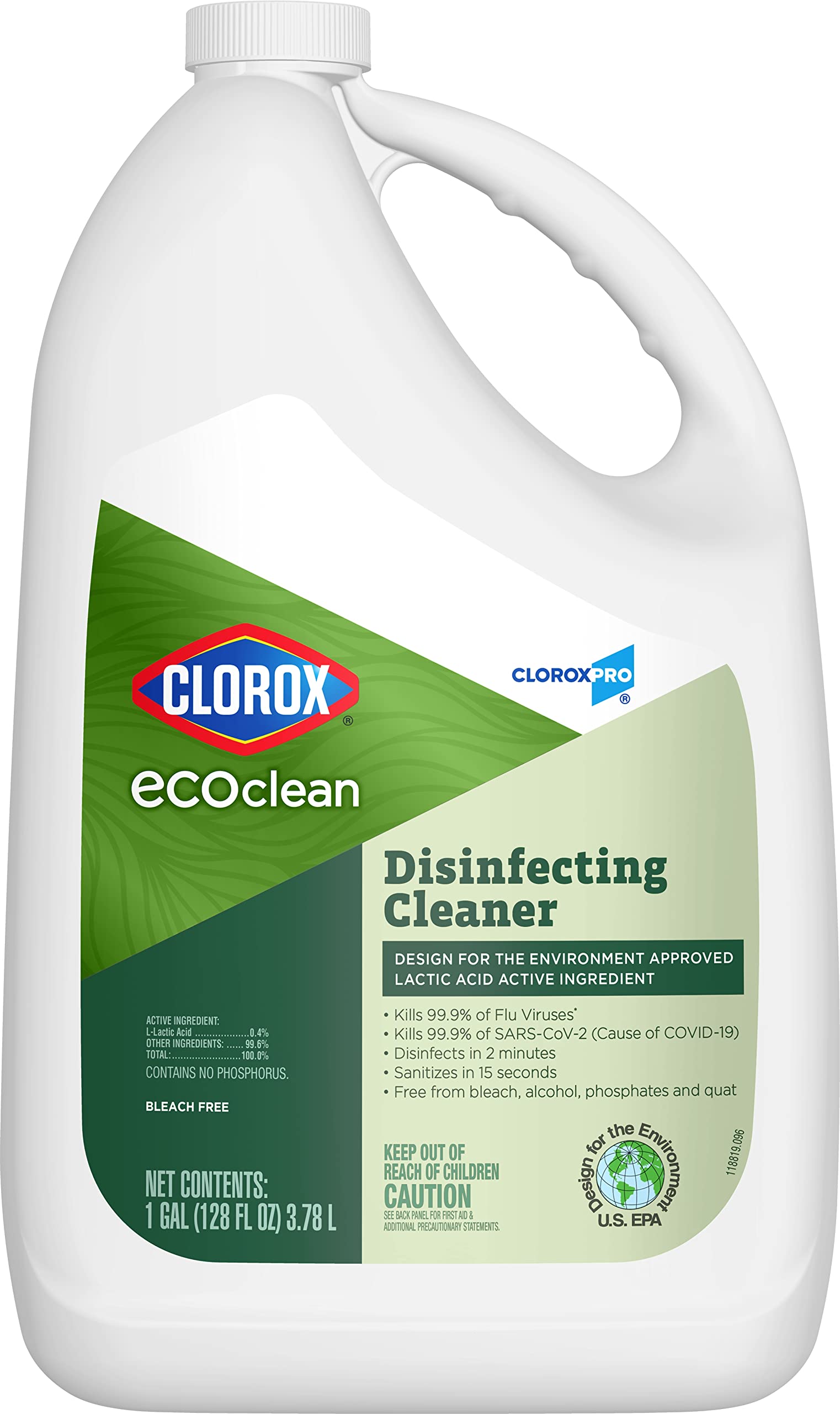 Clorox CloroxPro EcoClean Disinfecting Cleaner Spray Bottles, 32 Oz, Pack  Of 9 Bottles