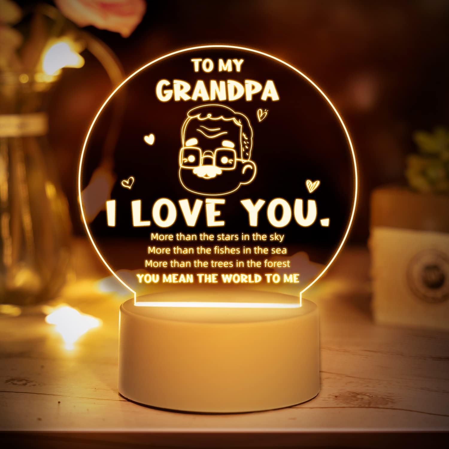 Buy Jhingalala Gift for Grandfather | Best Grandpa Ever Printed Cushion  Cover with Filler | Gift for Grandfather, Grandpa, Grandparents on Birthday,  Grandparents' Day Online at Low Prices in India - Amazon.in