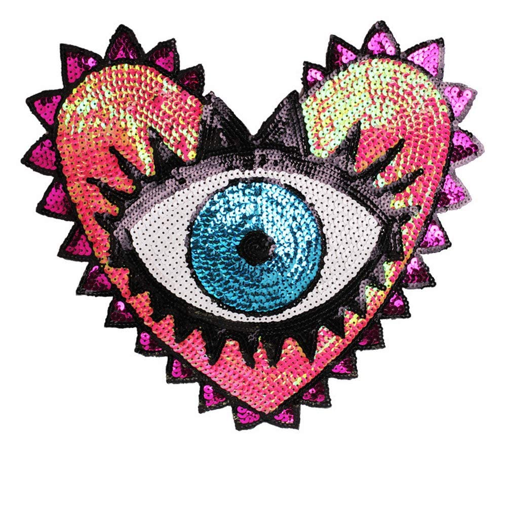 Evil Eye Heart Patch