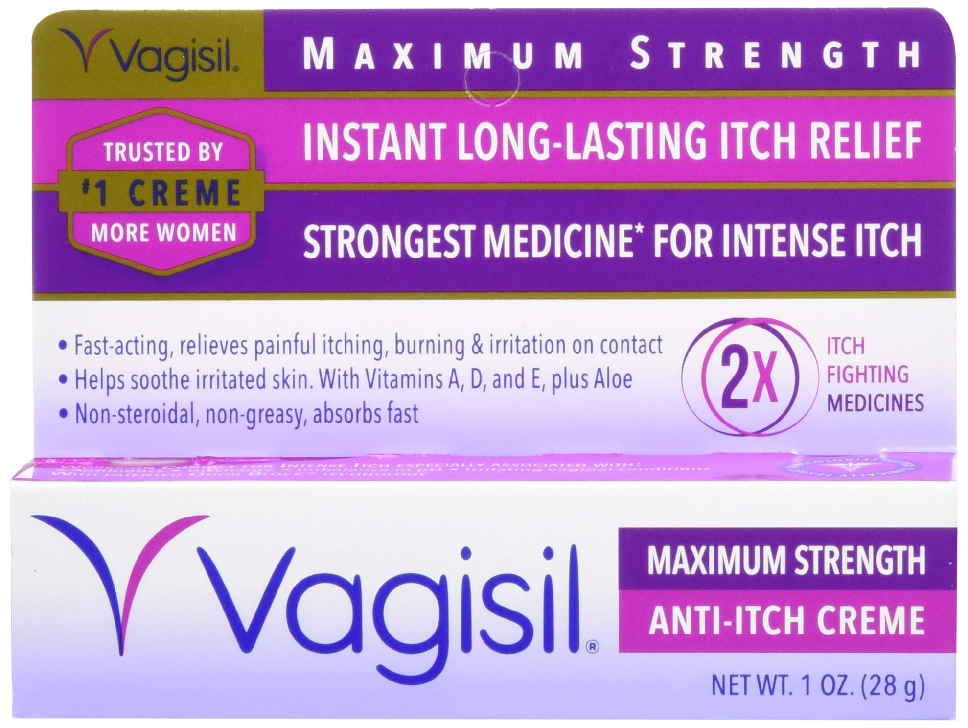Vagisil Maximum Strength Anti Itch Creme Ounce