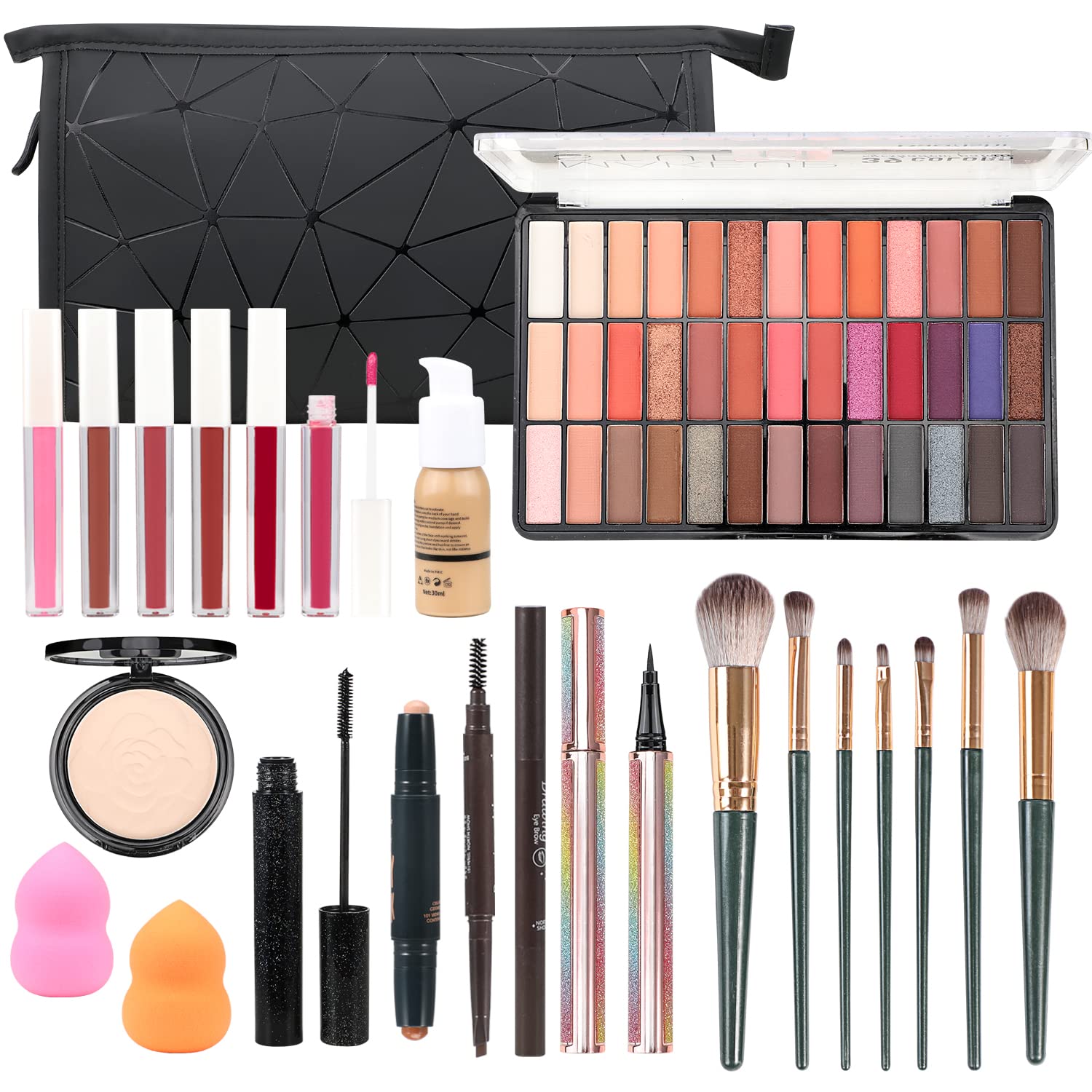 Makeup Kit for Women Full Kit, TooAemiS Professional Makeup Kit for Teens  or Adult, All in One Makeup Sets Include Eyeshadow Palette Lipstick  Concealer Foundation Mascara Loose Powder Etc 28