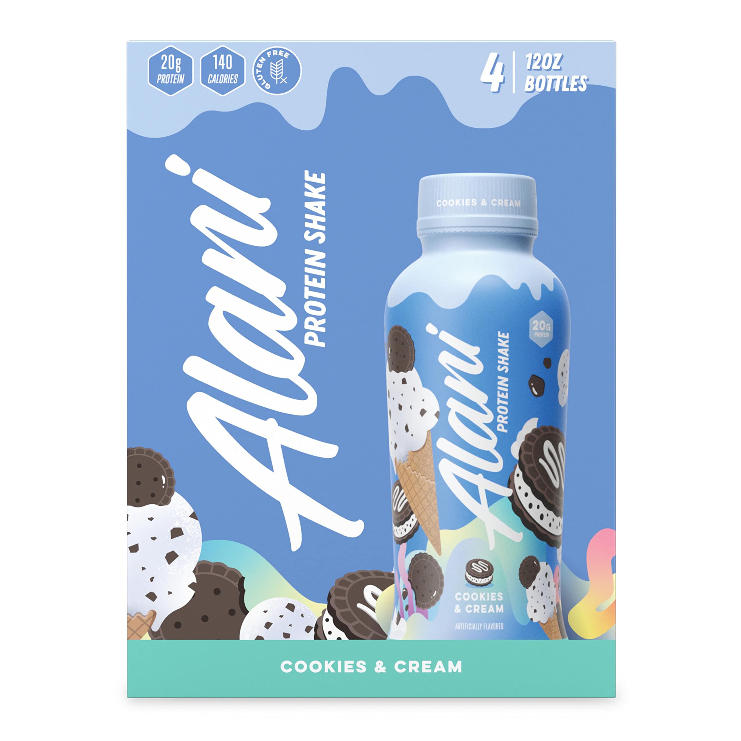 Alani Protein Shakes - Cookies & Cream, 12-pack