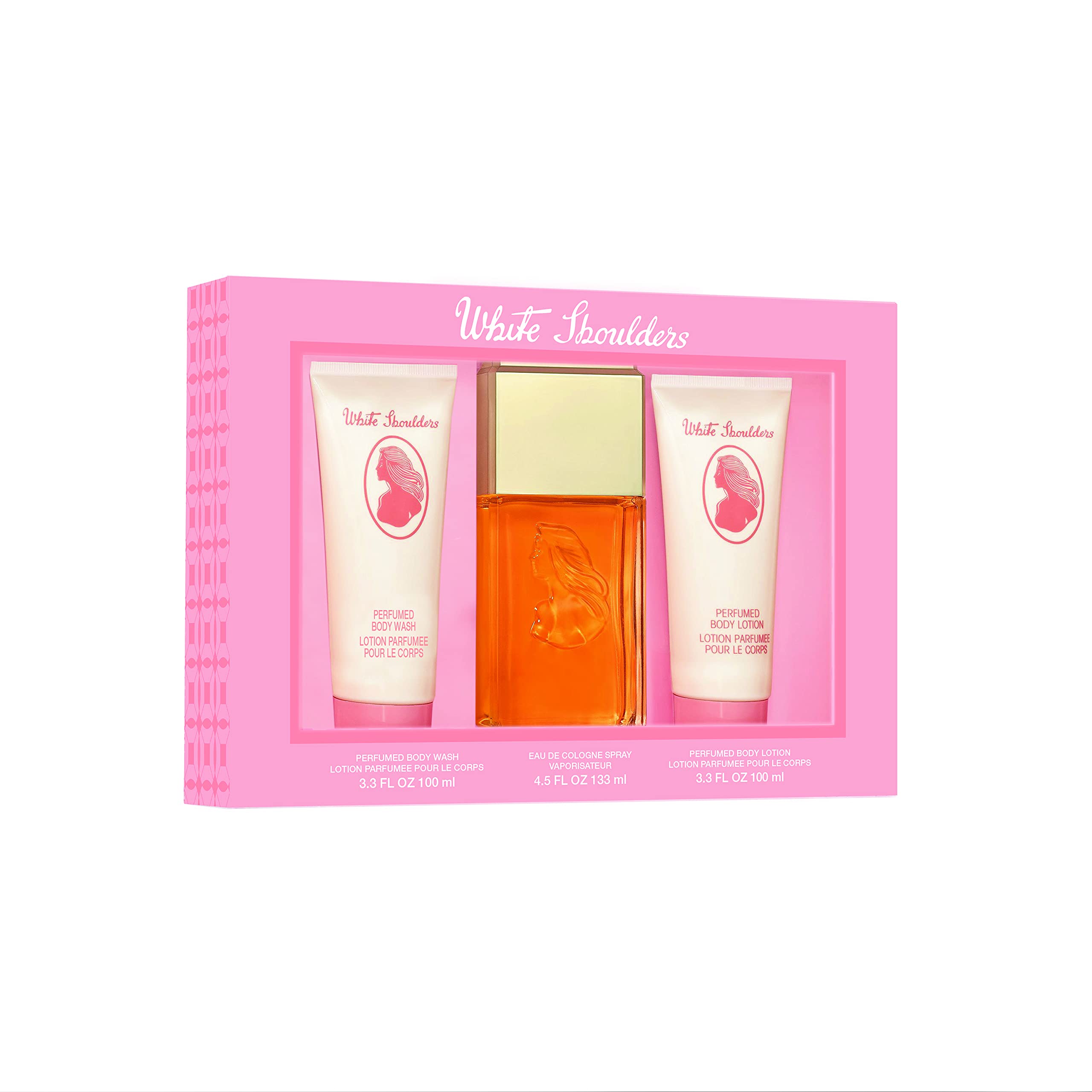 White Shoulders Women s Fragrance 3 Piece Gift Set 4.5 fl. oz