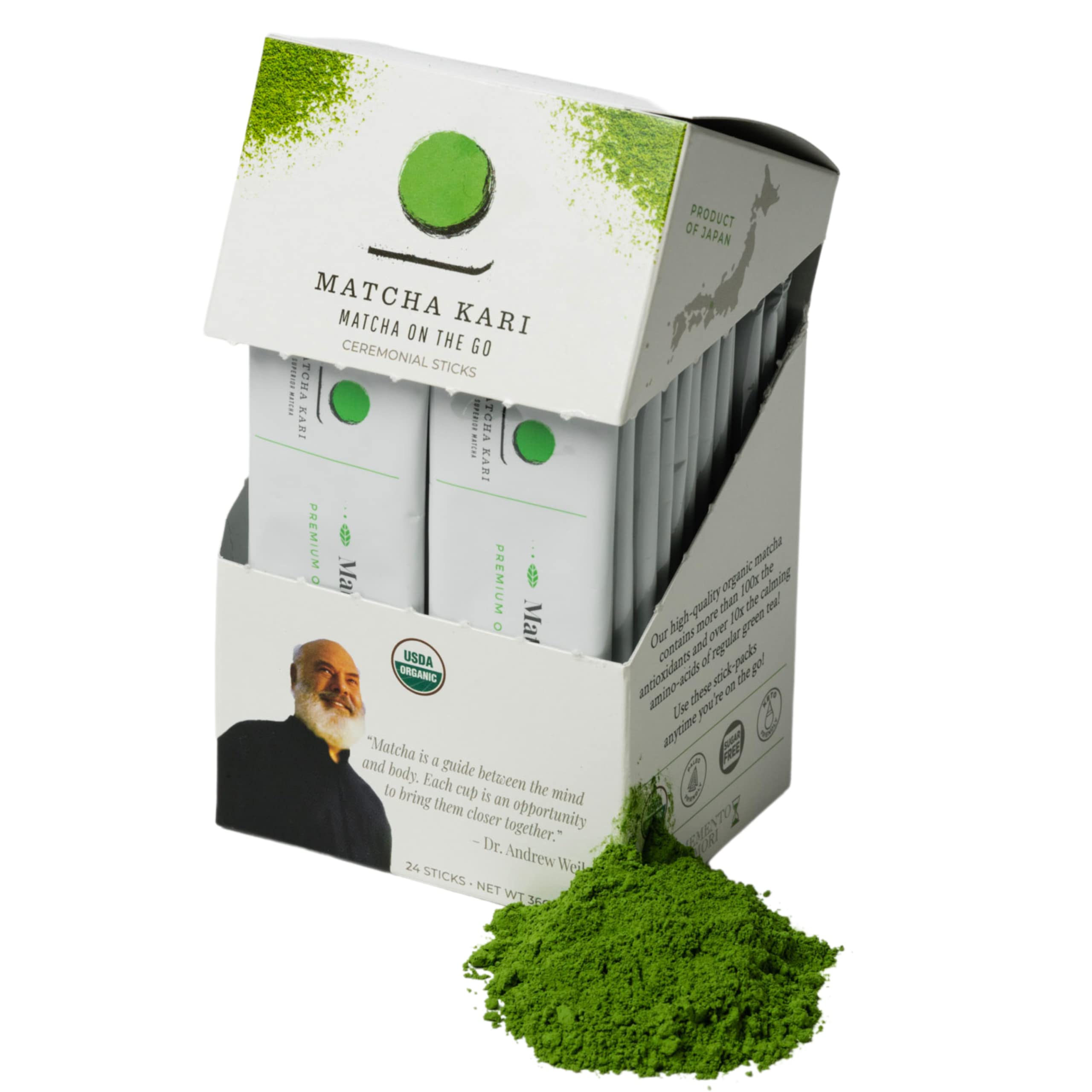  Organic Matcha Green Tea Gift Set : Grocery & Gourmet Food