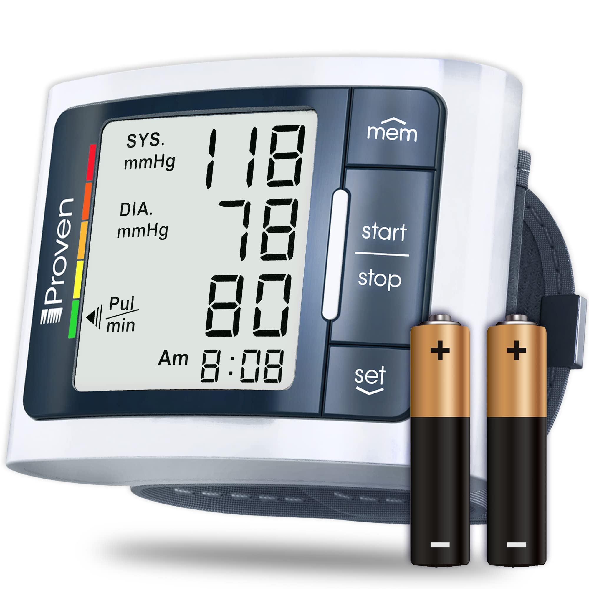 Automatic Wrist Blood Pressure Monitor Portable detect Irregular