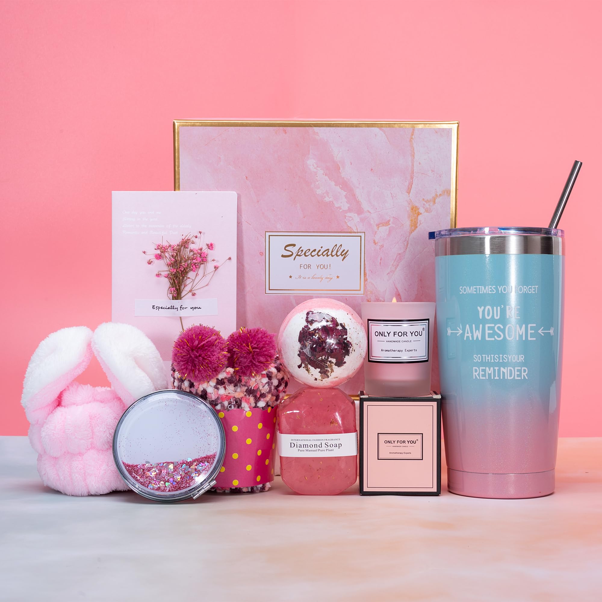 Buy Gifts for Mom - Mom Gifts Set Includes Sterling Silver  Necklace,Earrings,Pink Heart Marble Jewelry Trays,Pink Marble Mug, Scented  Candle and Flower � Best Mother's Day Birthday Gift Set Online at Low