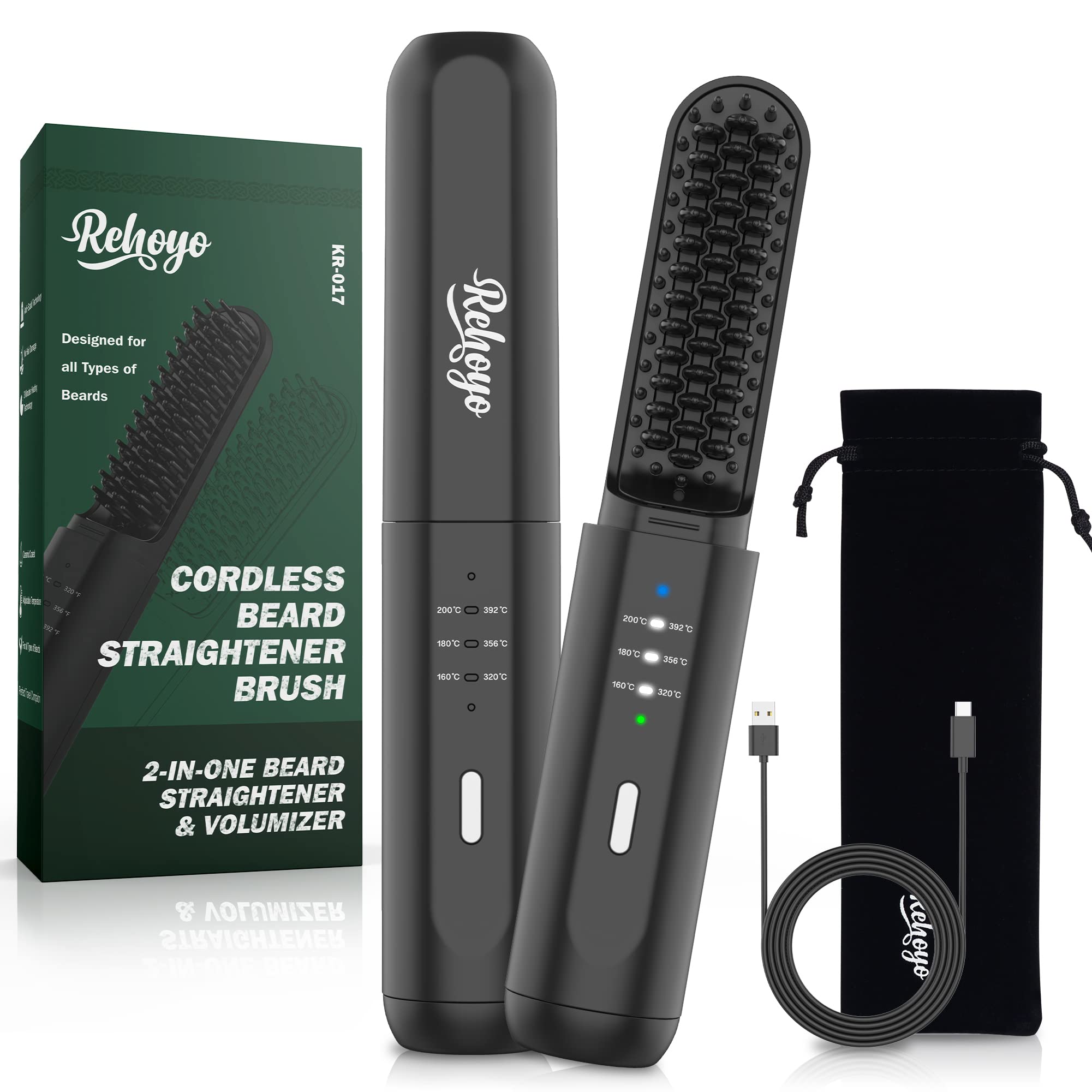 Cordless beard straightener sale