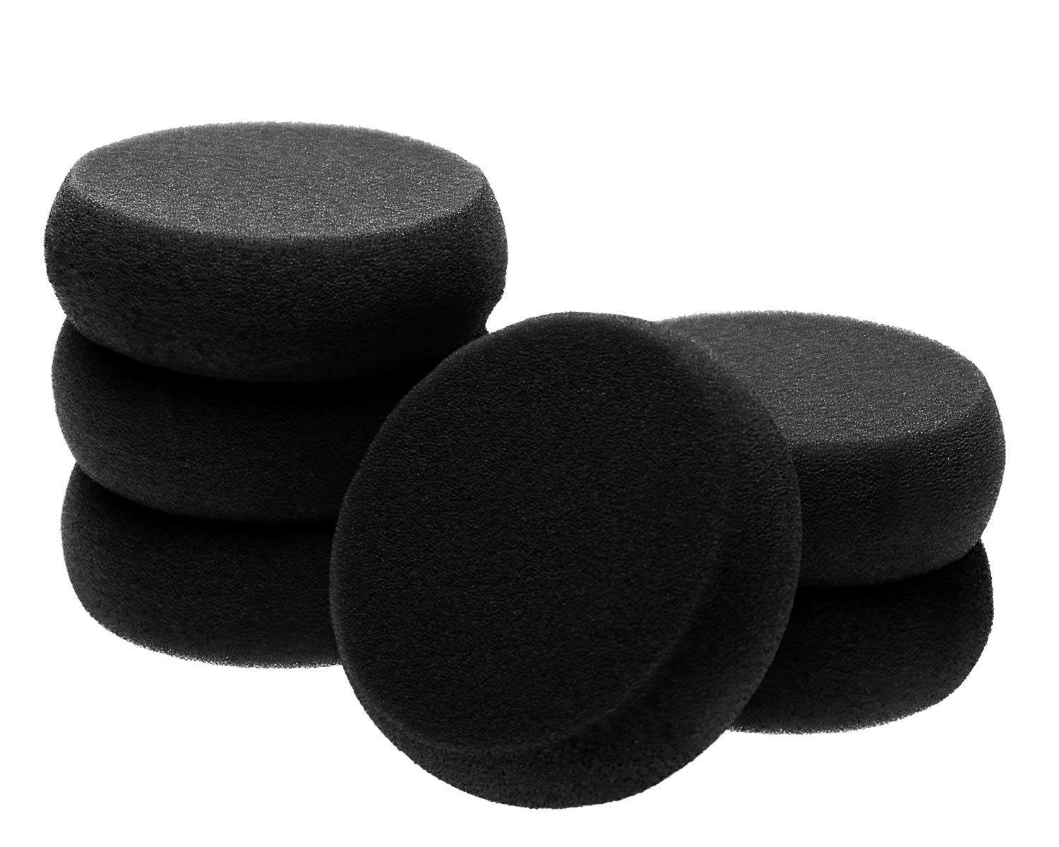 Penta Angel Painting Sponges 6PCS Round Foam Painting Brushes Tools  Watercolor Sponges for Acrylic Painting Staining Craft DIY Clay Painting  Ceramic Wall Kitchen Cleaning (Black)