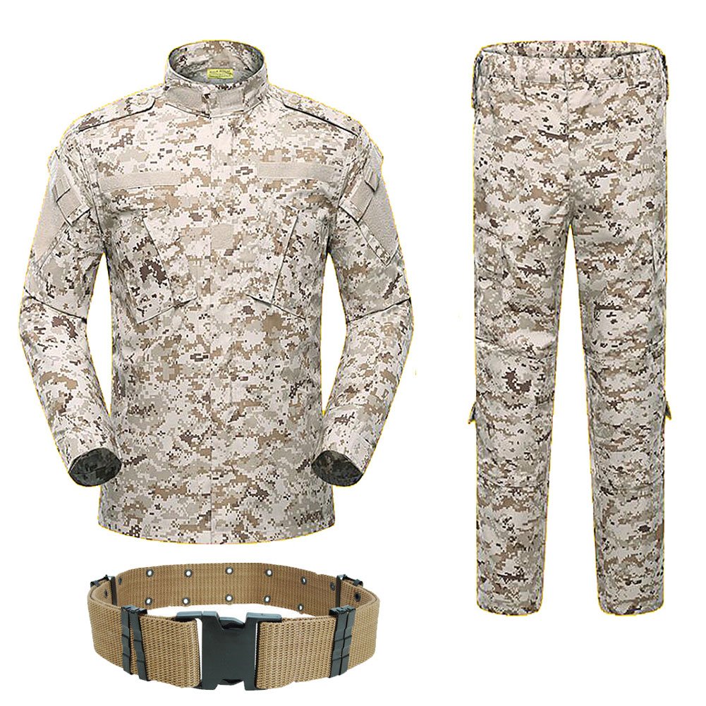 H World Shopping Men Tactical BDU Combat Uniform Jacket Shirt u0026 Pants Suit  for Army Military