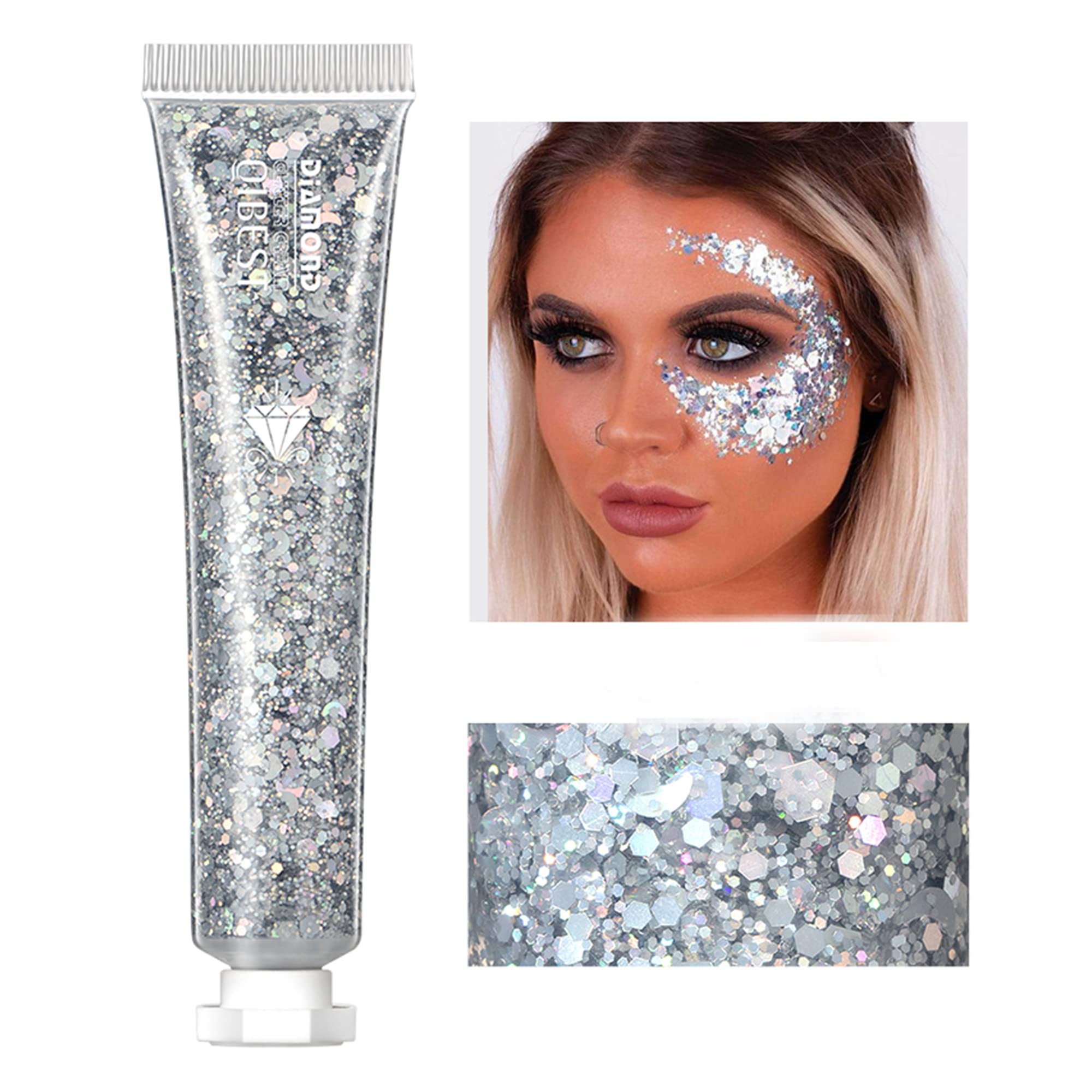How to remove glitter makeup from your face, hair and nails