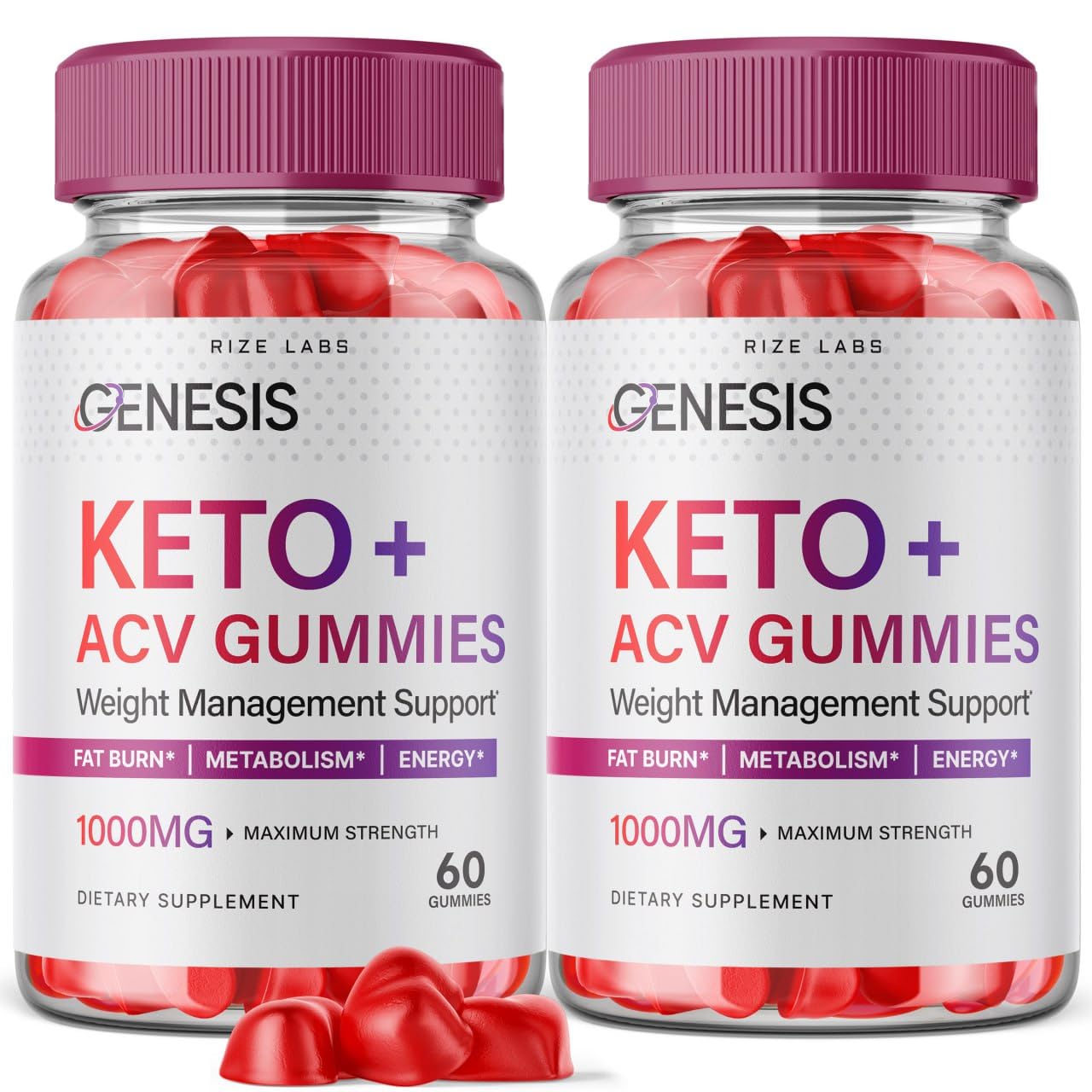 2 Pack Genesis Keto Gummies Genesis Keto ACV Gummies Advanced